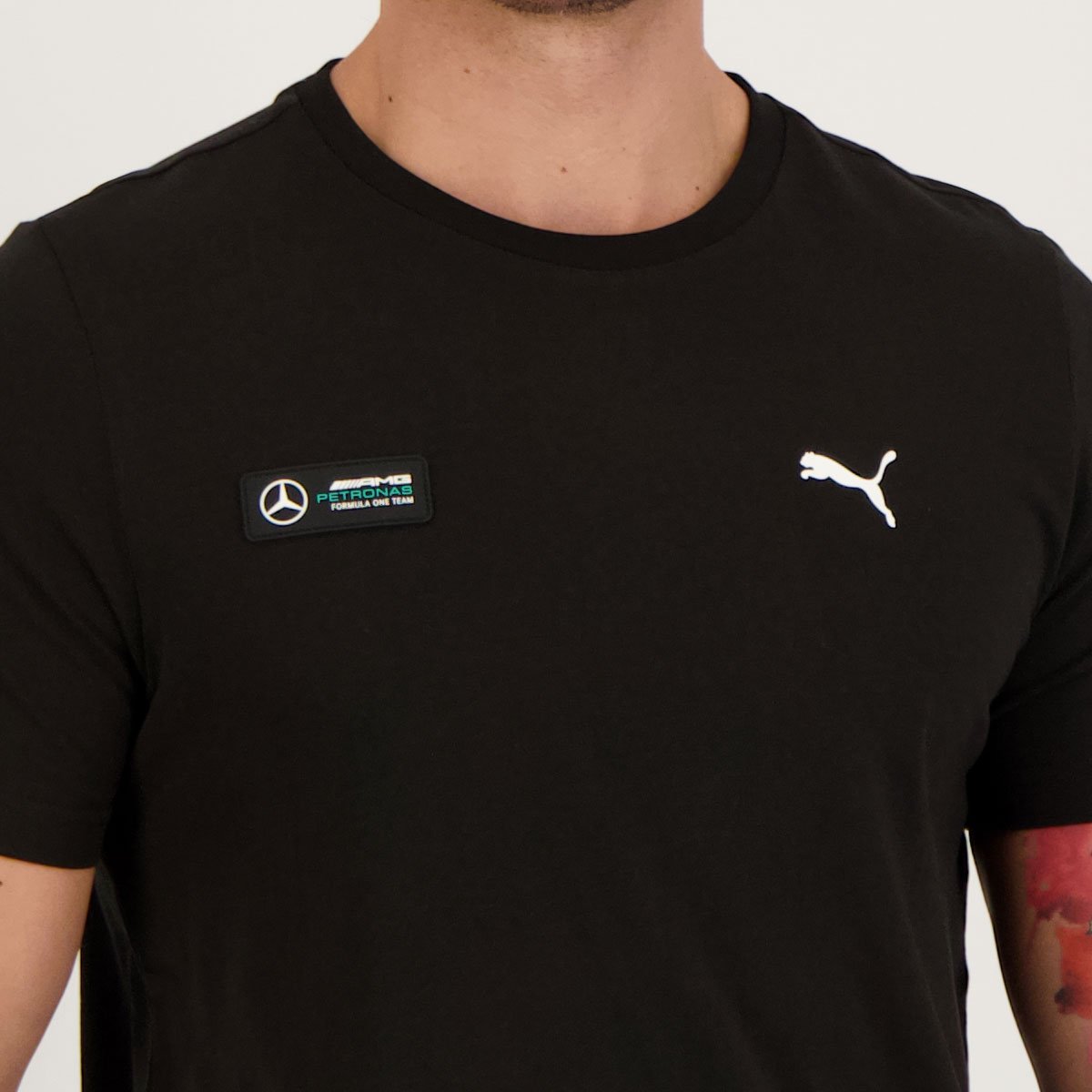 Camiseta Puma Mercedes AMG Petronas Preta
