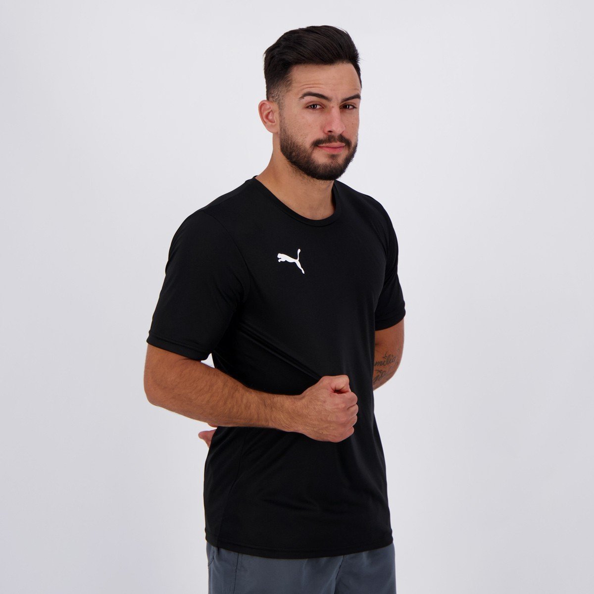 Camisa Puma Liga Jersey Active Preta Preto 2