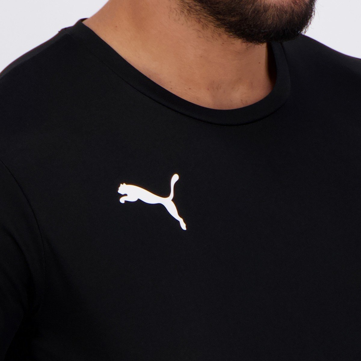 Camisa Puma Liga Jersey Active Preta Preto 4