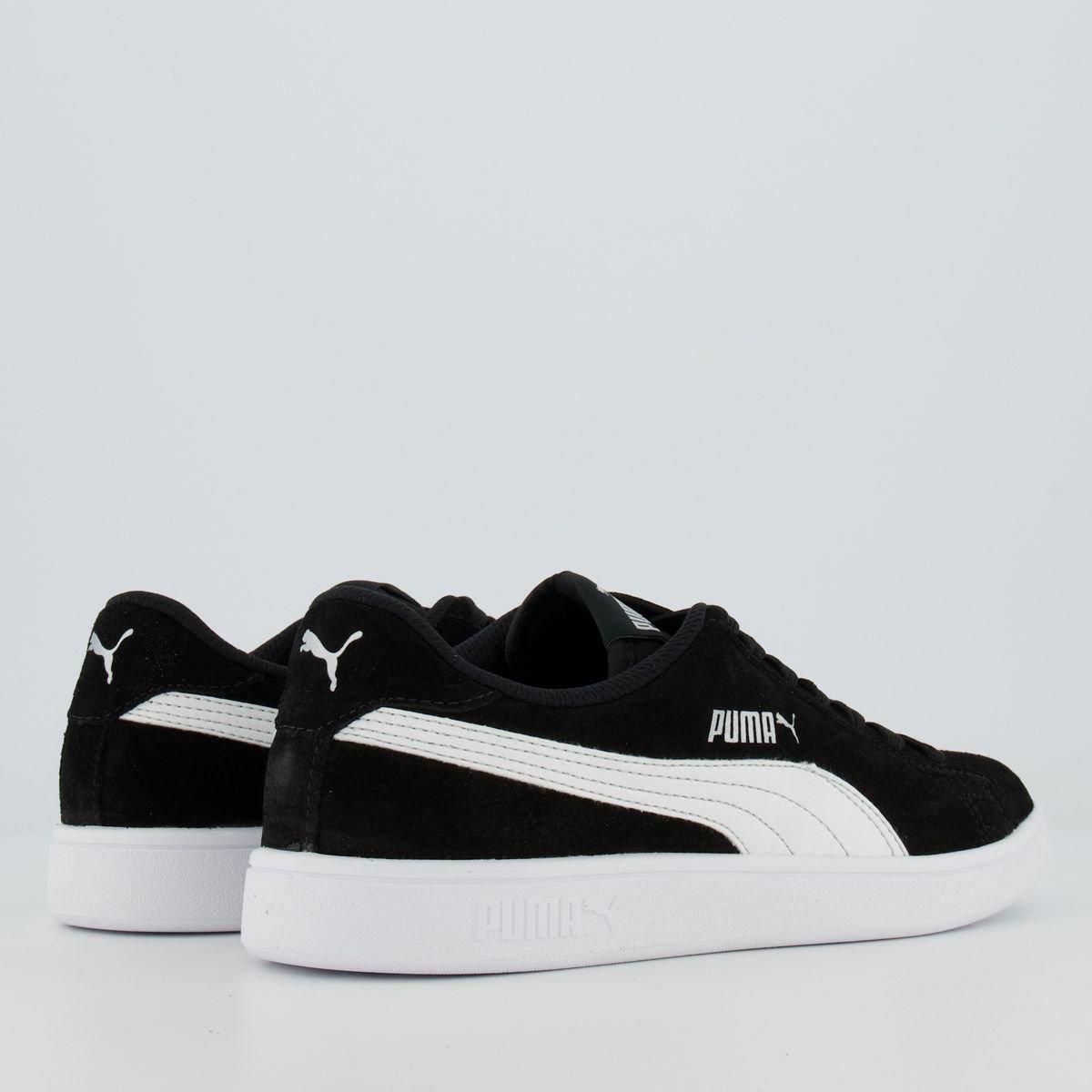 Tênis Puma Smash V2 Preto e Branco Preto 3
