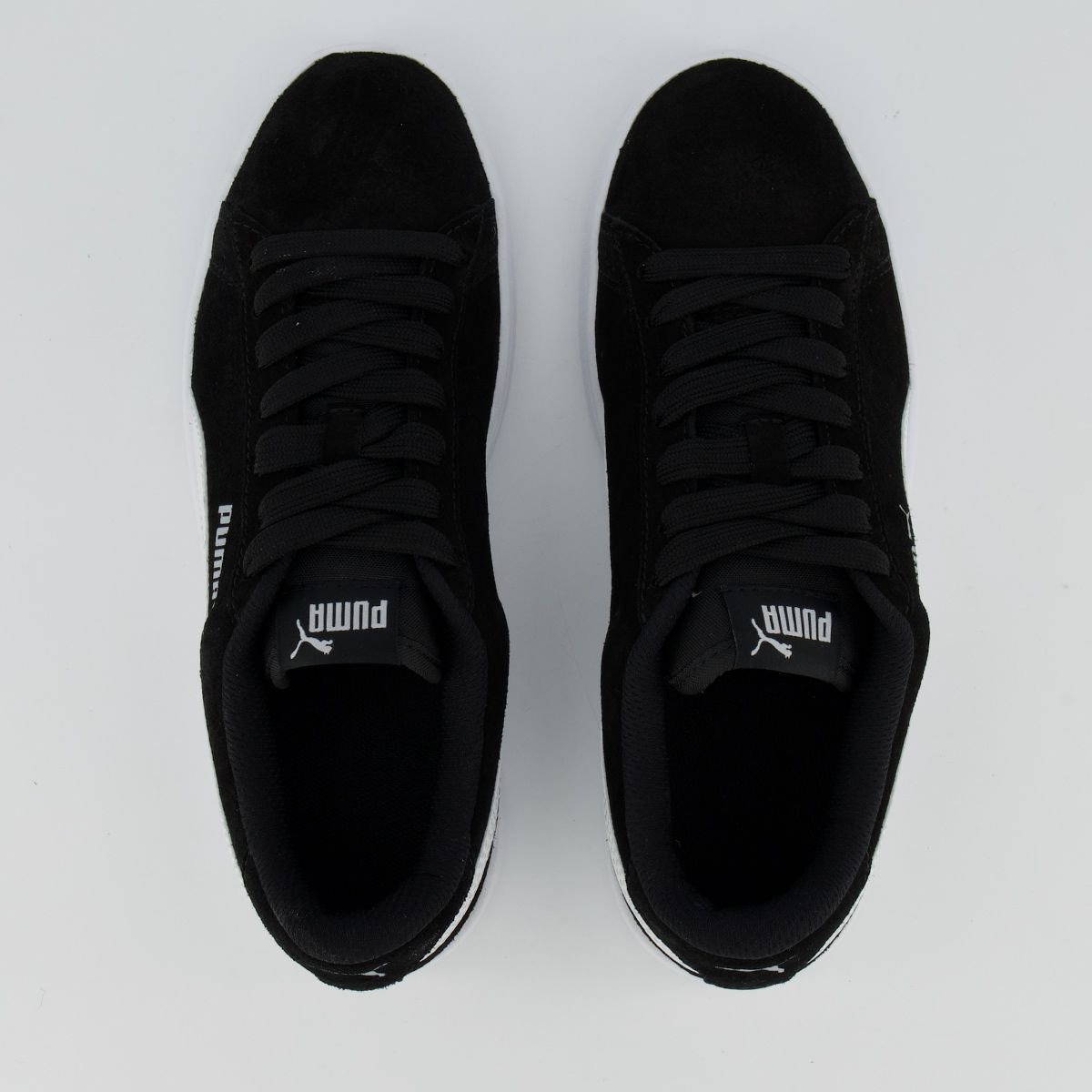 Tênis Puma Smash V2 Preto e Branco Preto 4