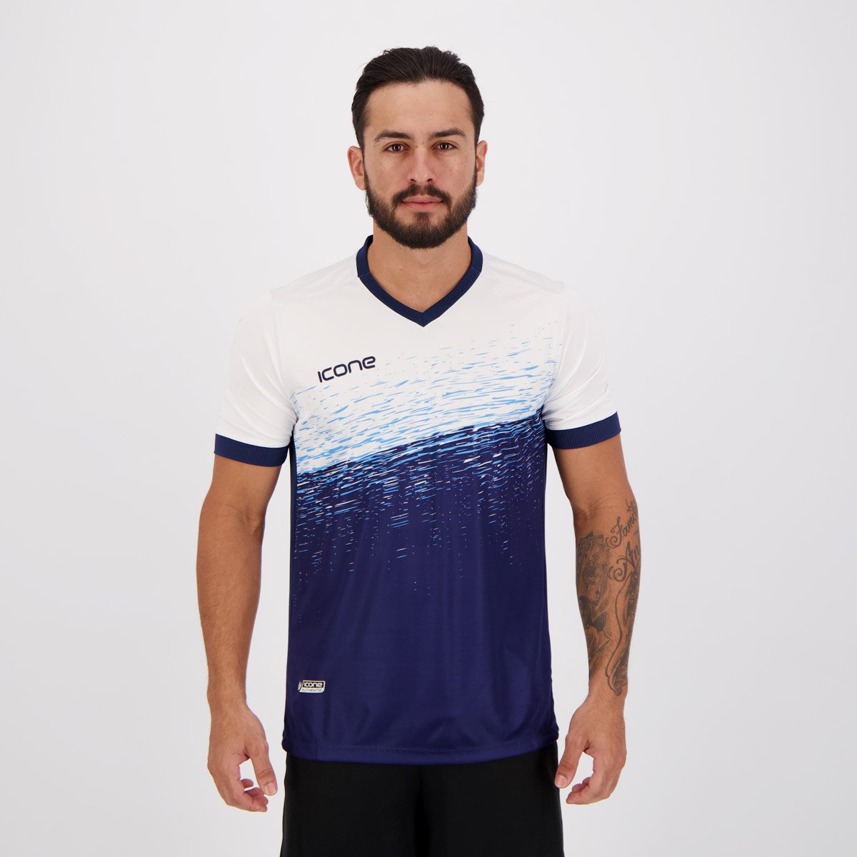 Camisa Ícone Sports City Azul e Branca Multicores 1