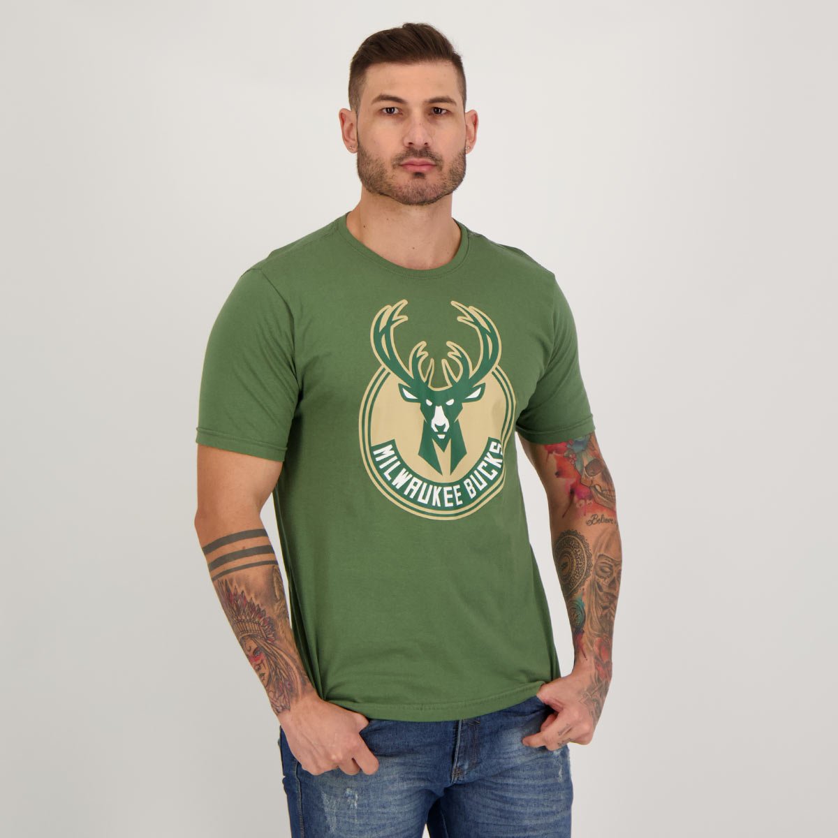 Camiseta NBA Milwaukee Bucks Verde Verde 2