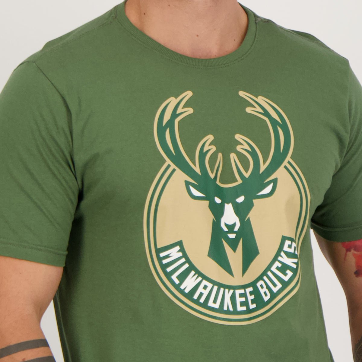 Camiseta NBA Milwaukee Bucks Verde Verde 4