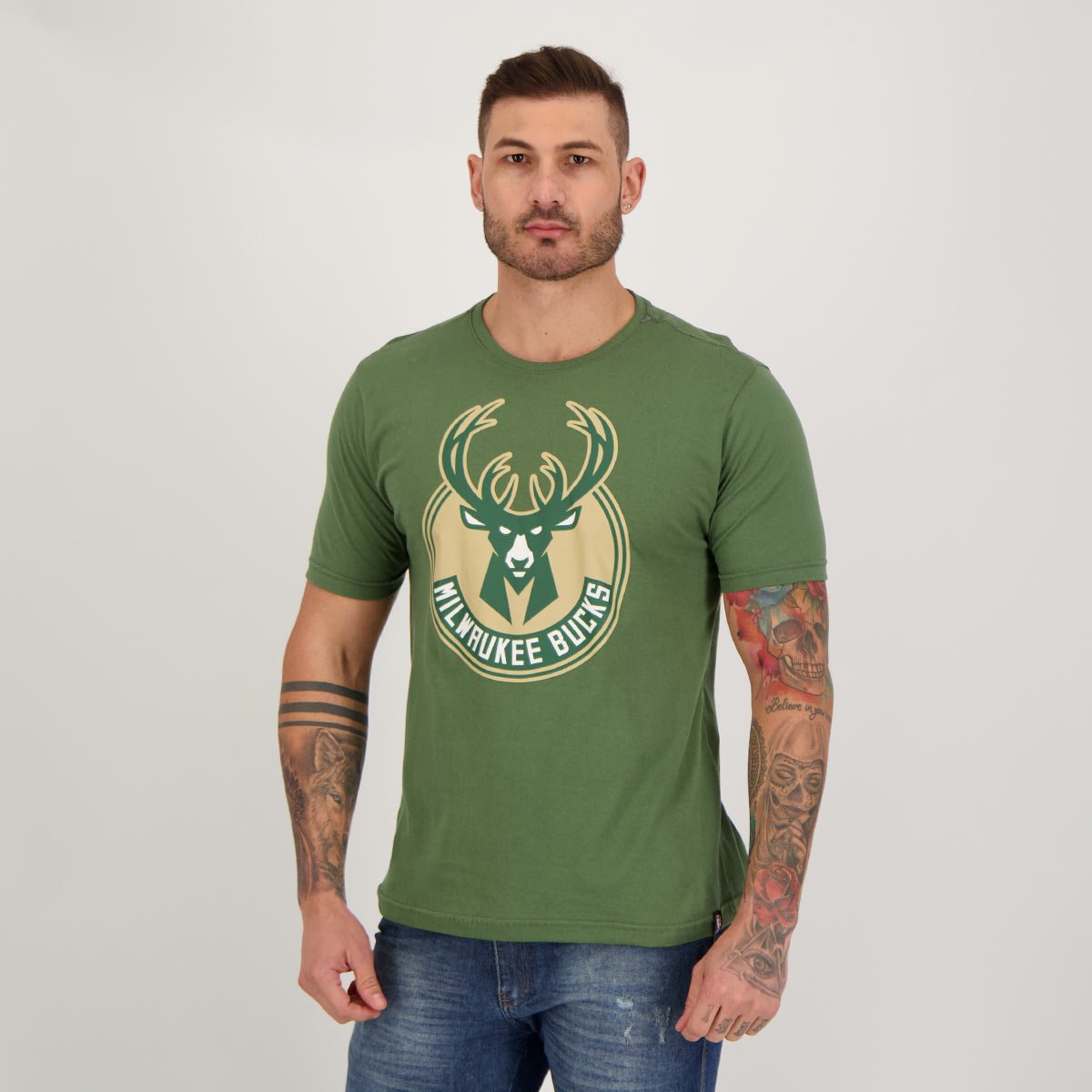 Camiseta NBA Milwaukee Bucks Verde Verde 5