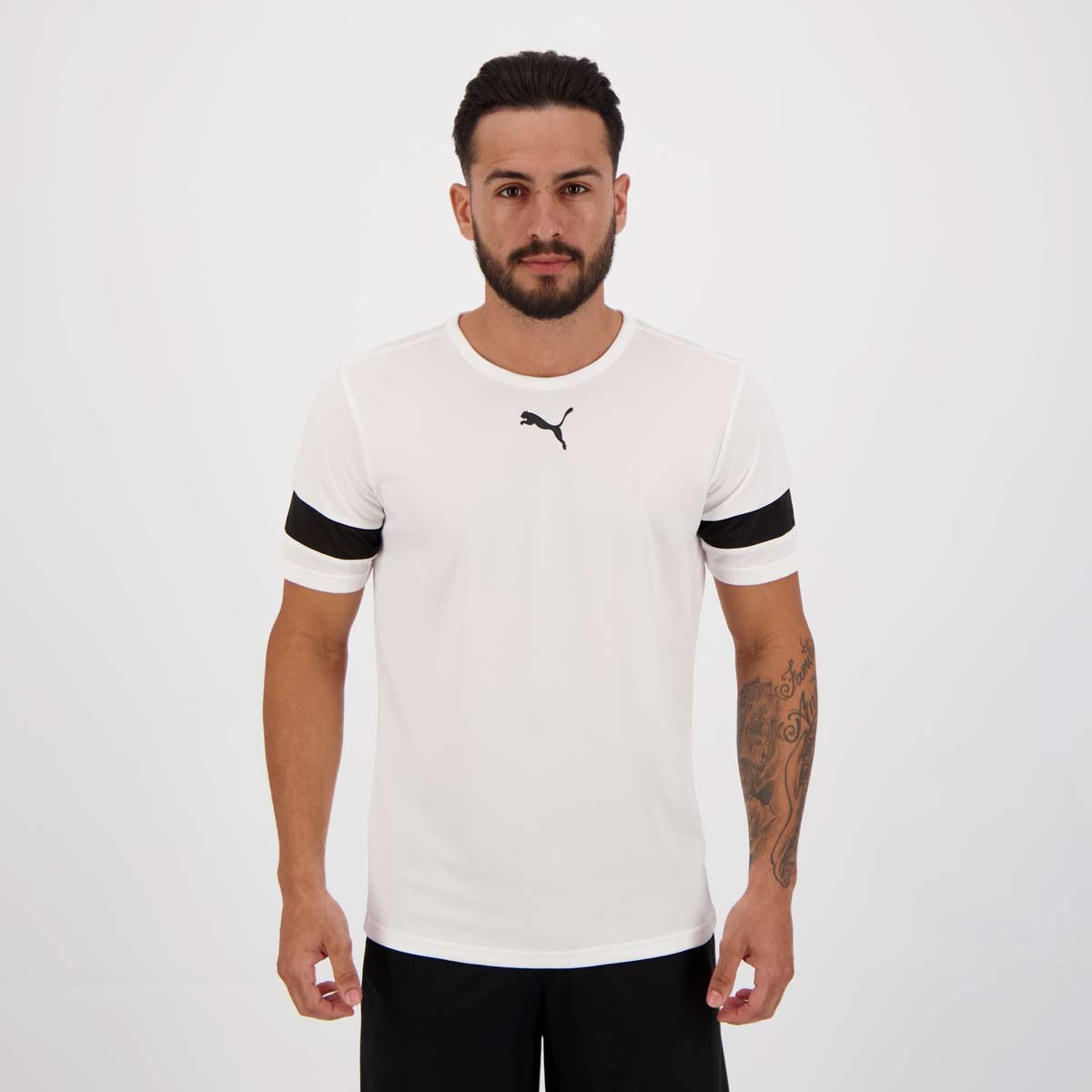 Camisa Puma Teamrise Branca Branco 1