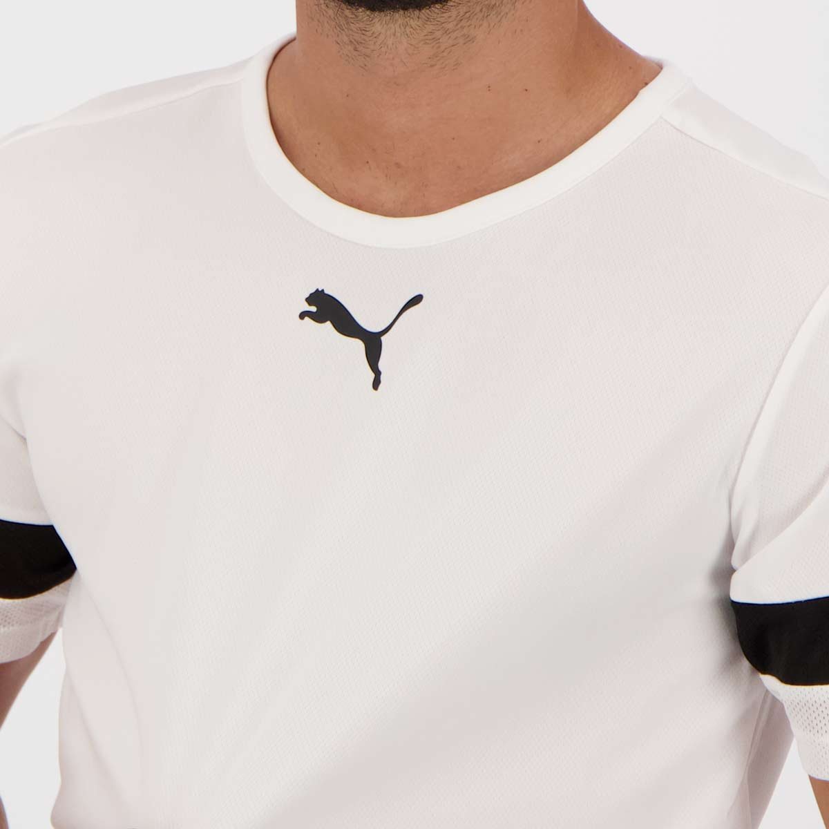 Camisa Puma Teamrise Branca Branco 4