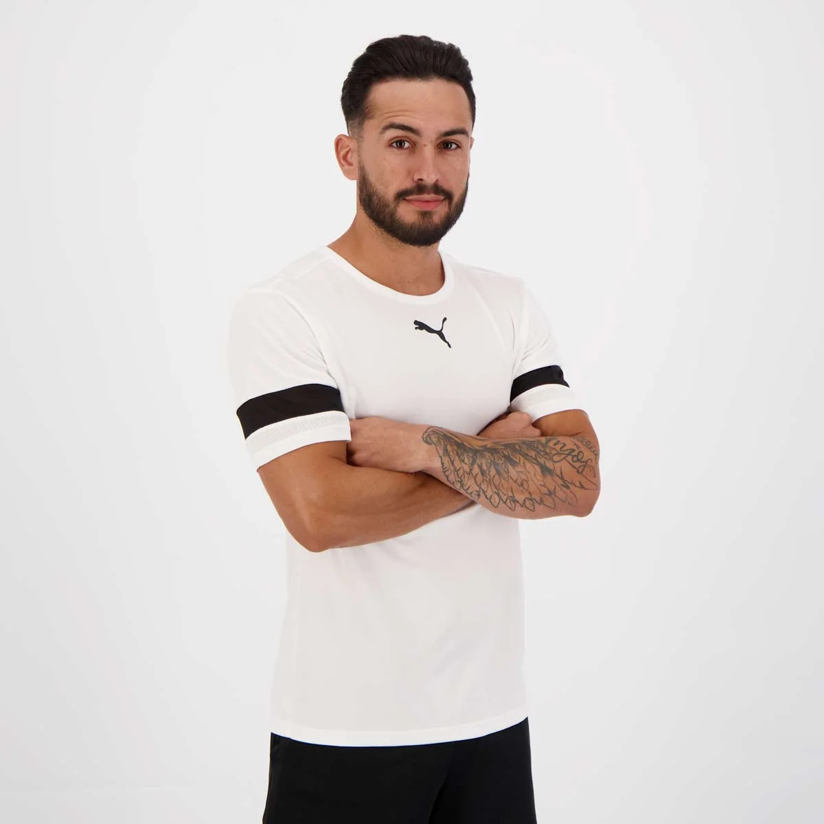 Camisa Puma Teamrise Branca Branco 5