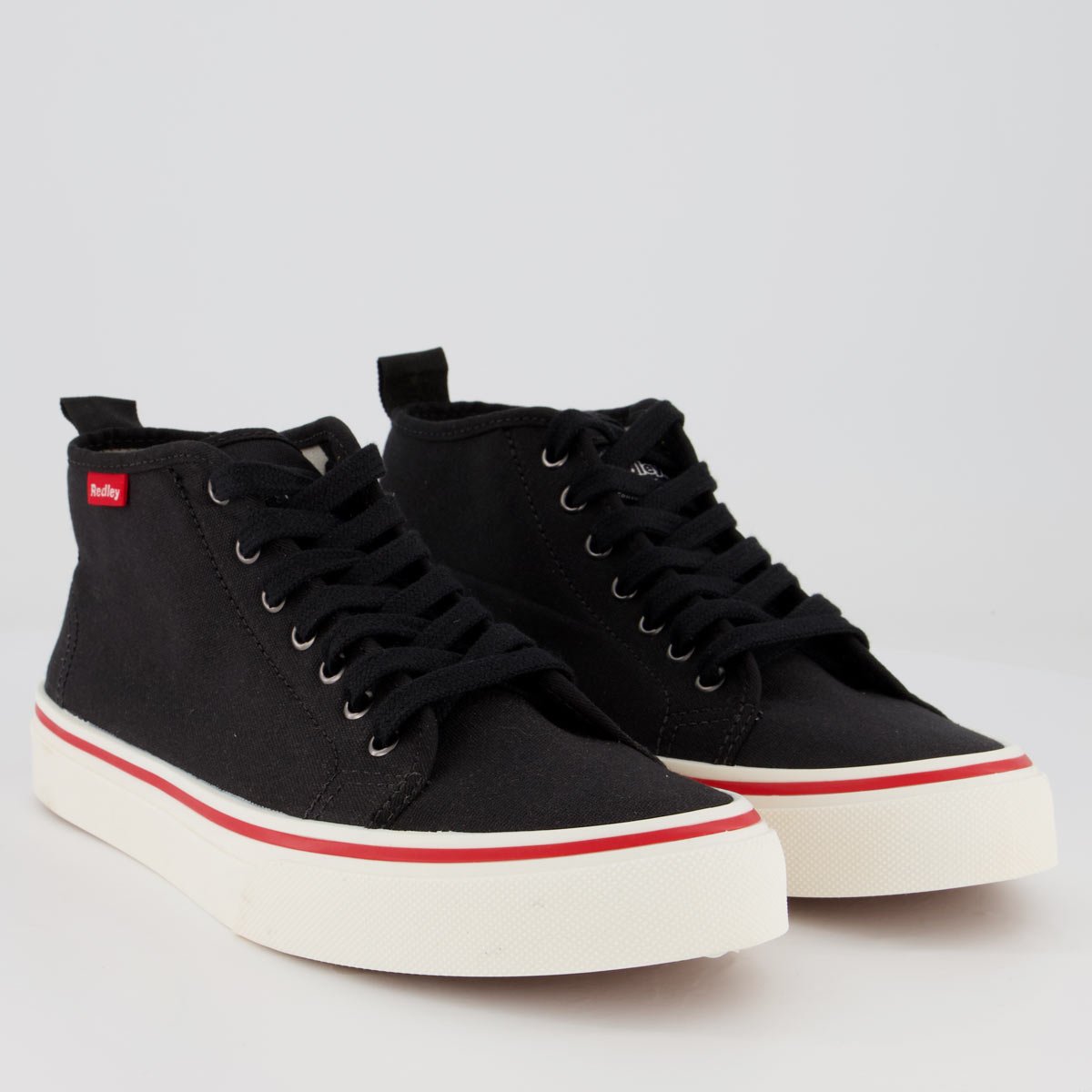 Tênis Redley Originals Cano Médio Preto Preto 2