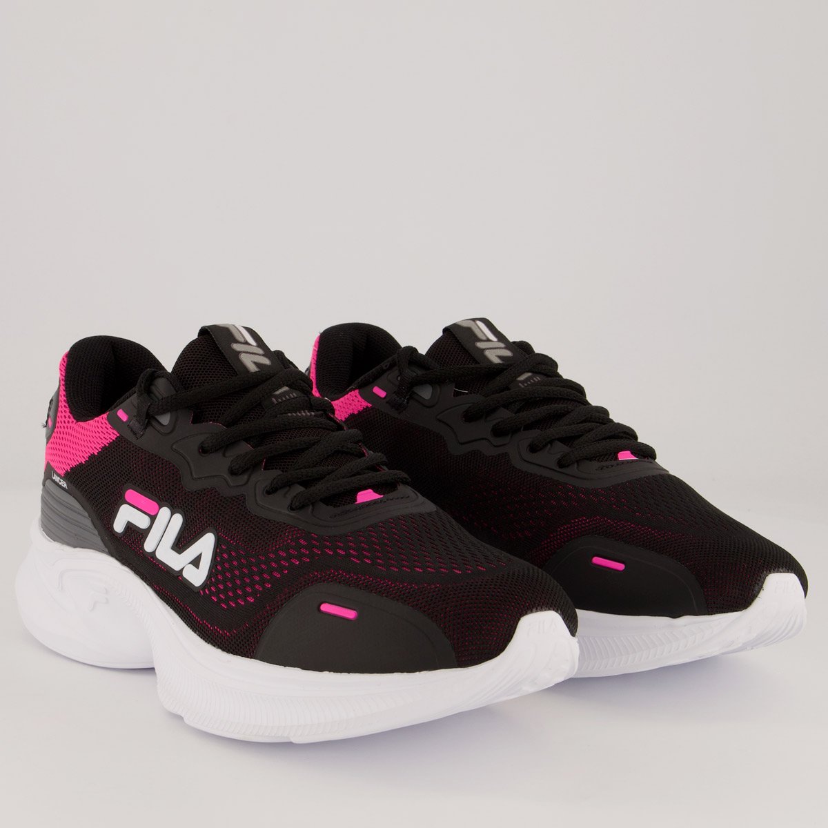 Tenis fila shop feminino rosa negra