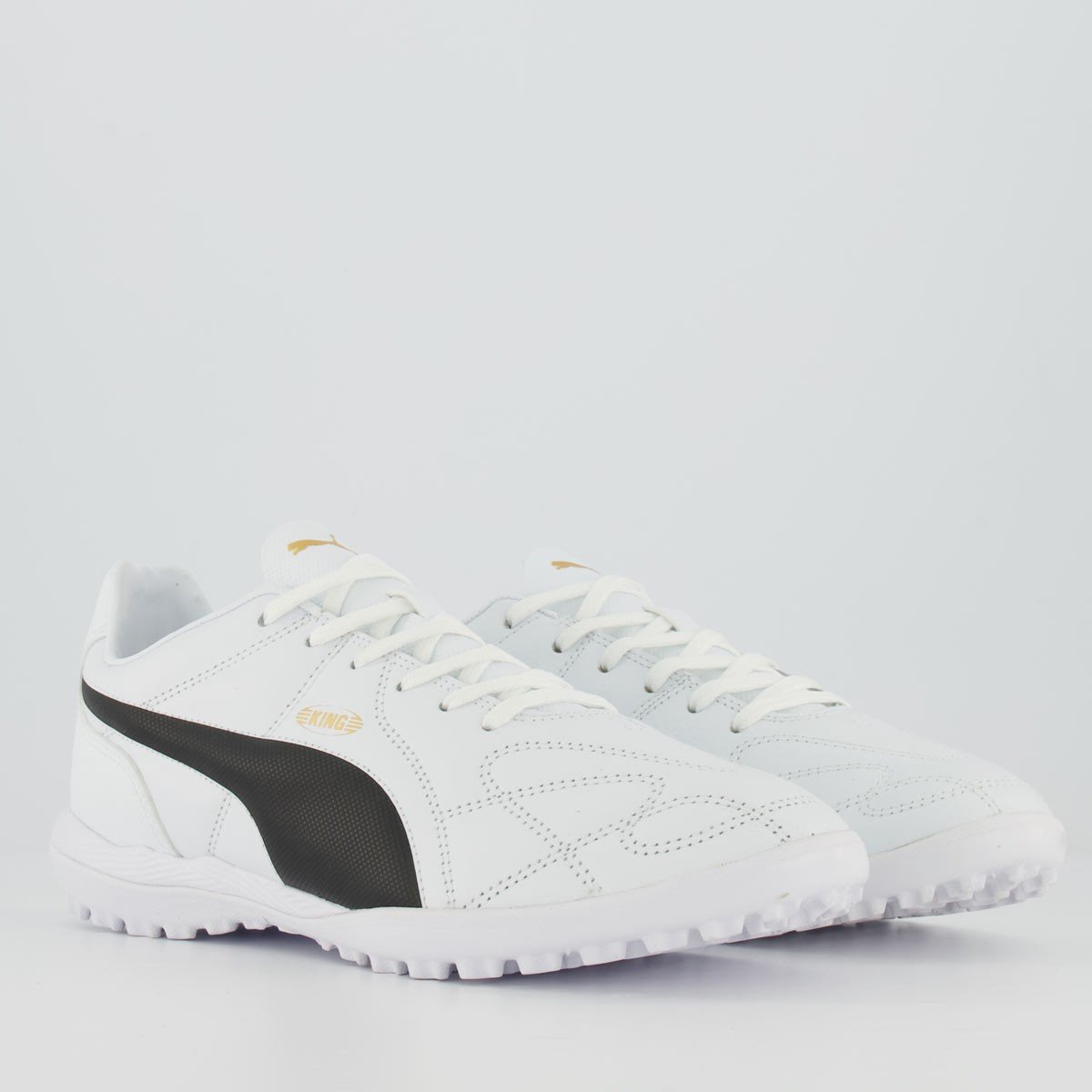 Chuteira Puma King TT BDP Society Branca Branco 2