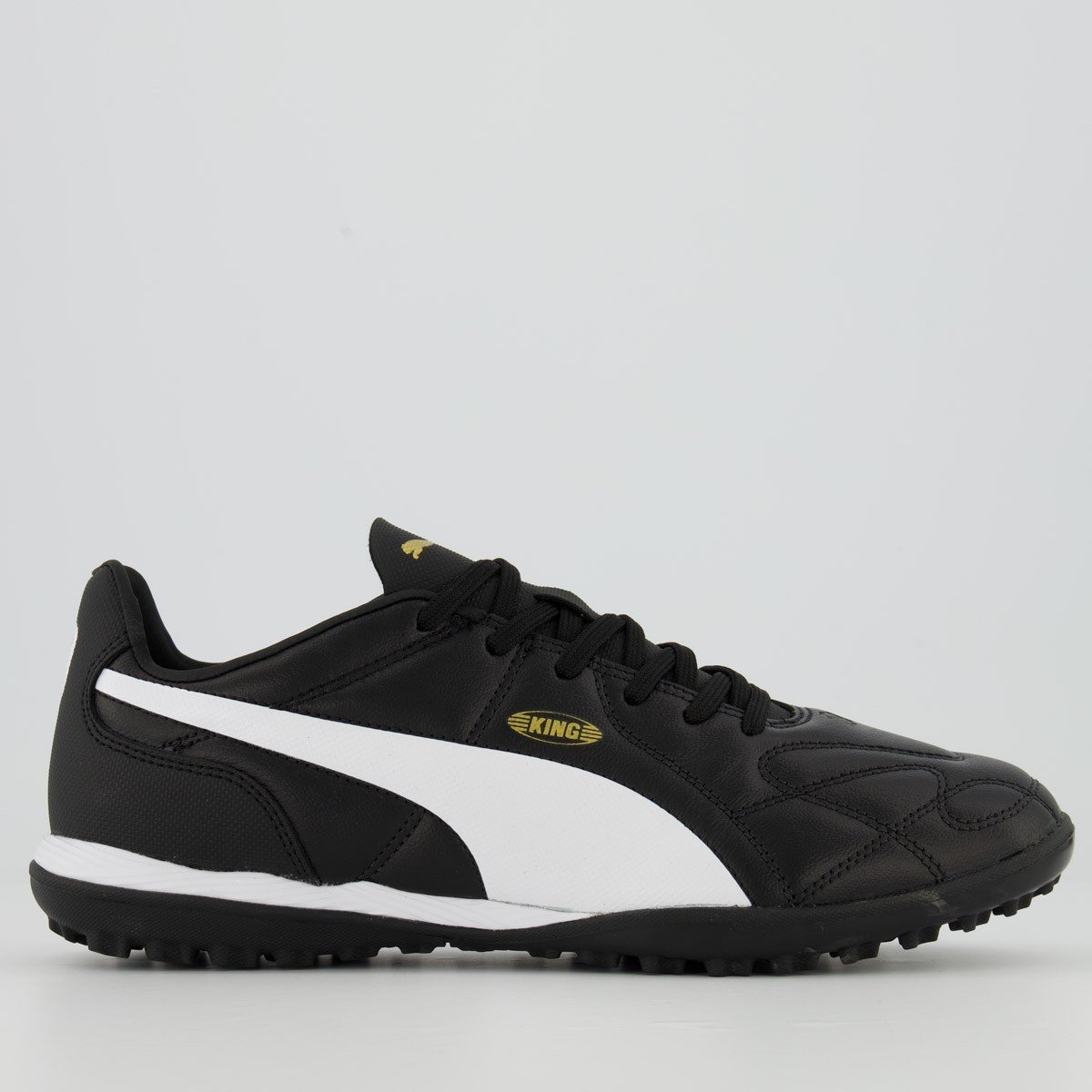 Chuteira Puma King TT BDP Society Preta Preto