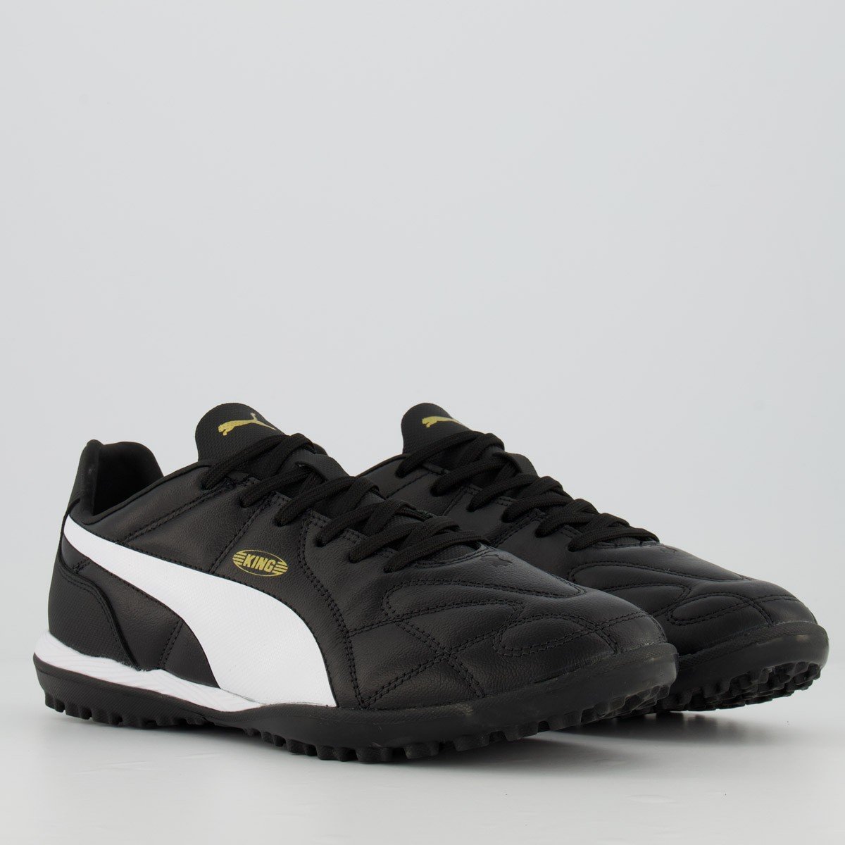 Chuteira Puma King TT BDP Society Preta Preto 2