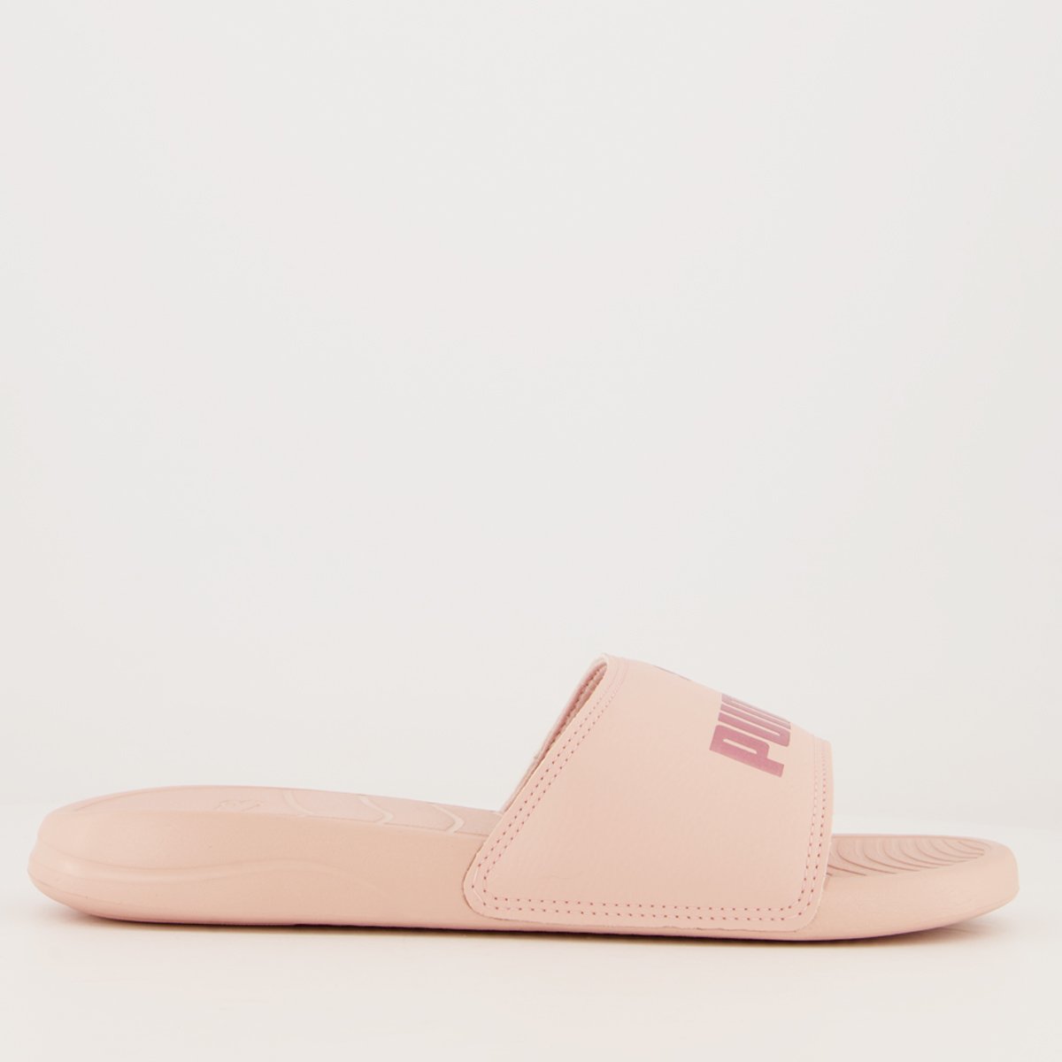 Chinelo Puma Popcat 20 BDP Logo Feminino Rosa Rosa 4