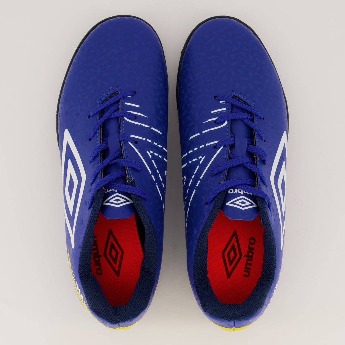 Chuteira Umbro Adamant League Society Azul e Branca Azul 4