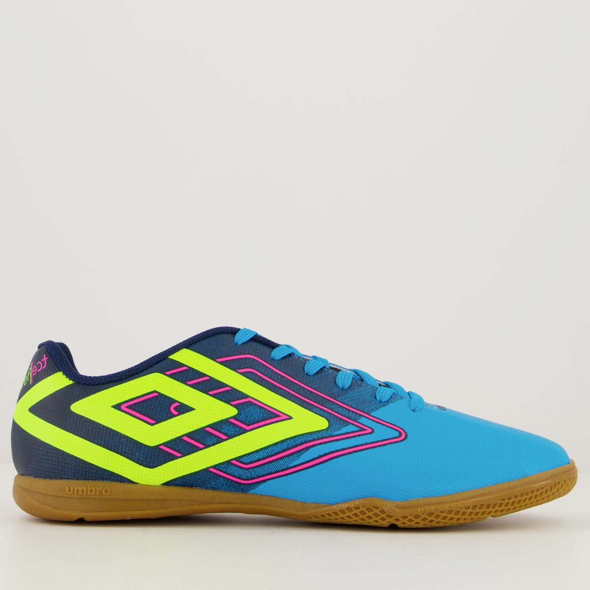 Chuteira Umbro Reflect Futsal Azul e Verde Azul 1