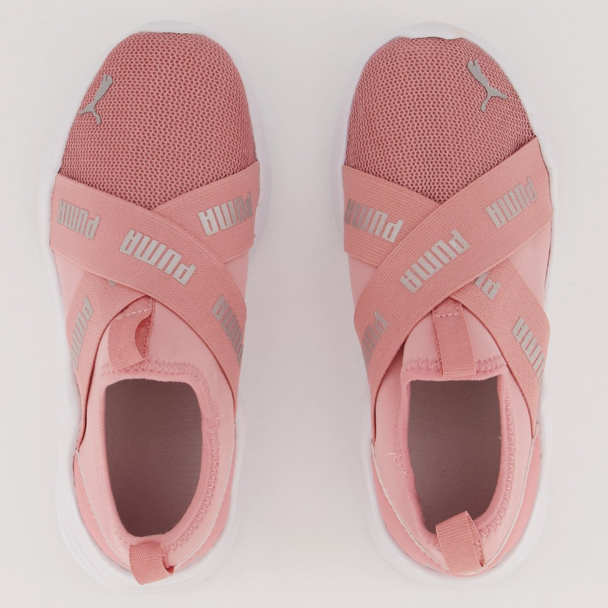 Tênis Puma Wired Run Slip-ON PS BDP Infantil Rosa Rosa 4