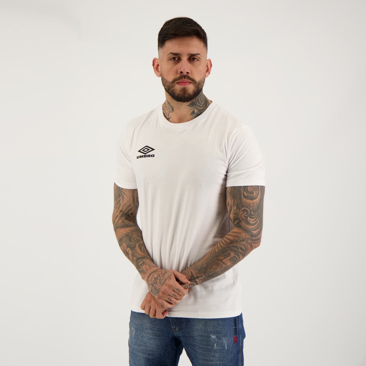 Camiseta Umbro Diamond Tradicional Branca Branco 5