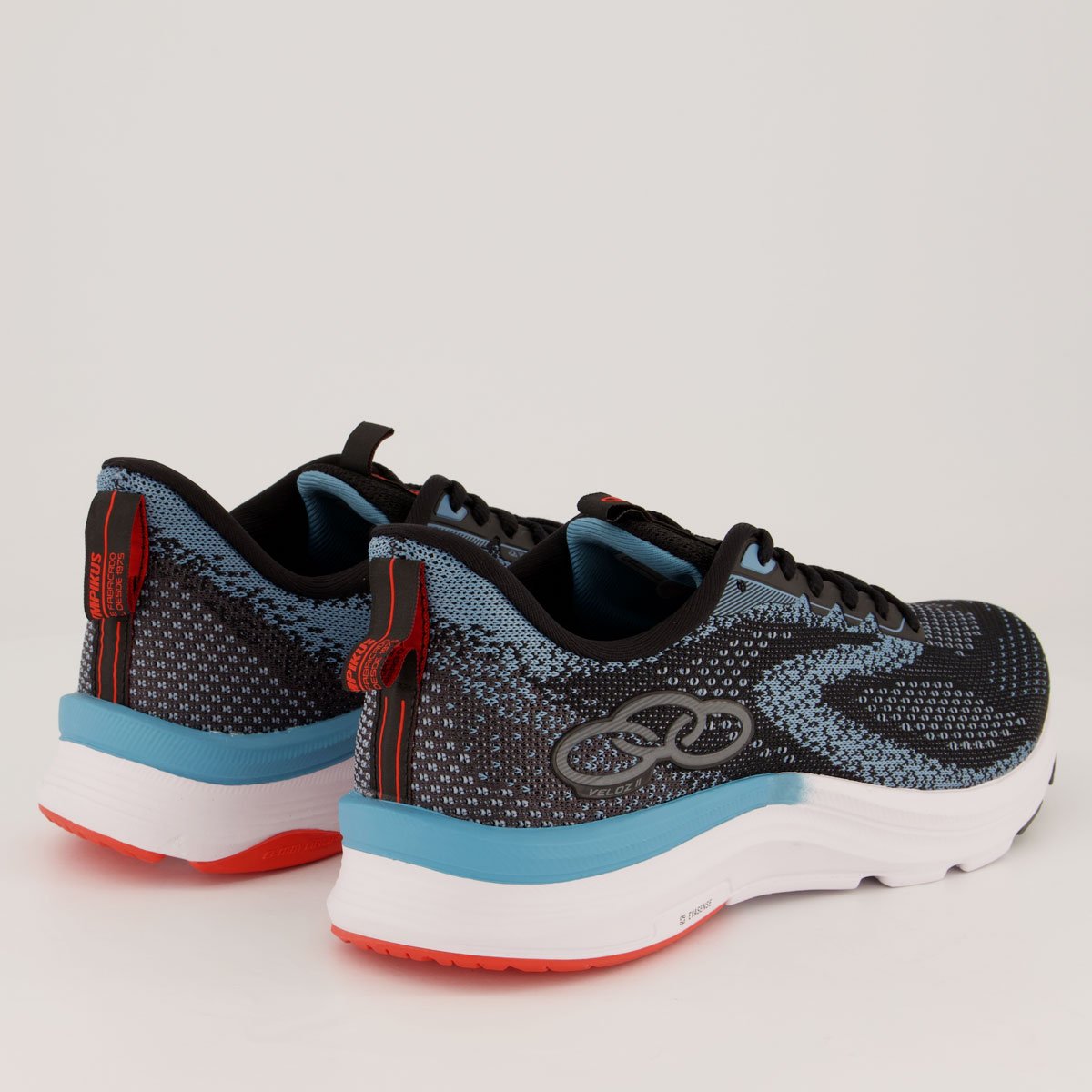 Tênis Olympikus Veloz 2 Preto e Azul Preto/Azul 3