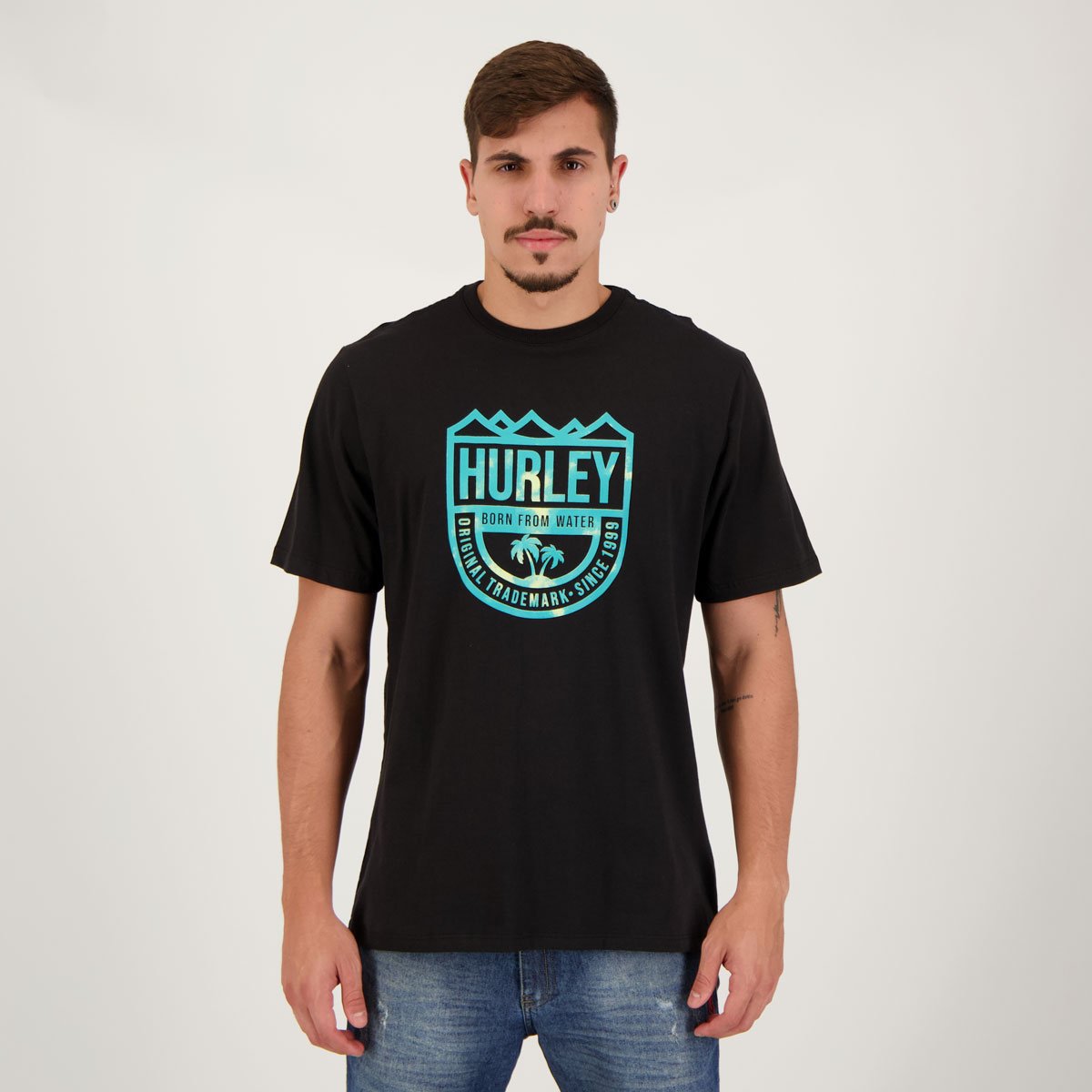 Camiseta Manga Comprida Hurley Sharkbait - Conforto E Estilo Para Meninos