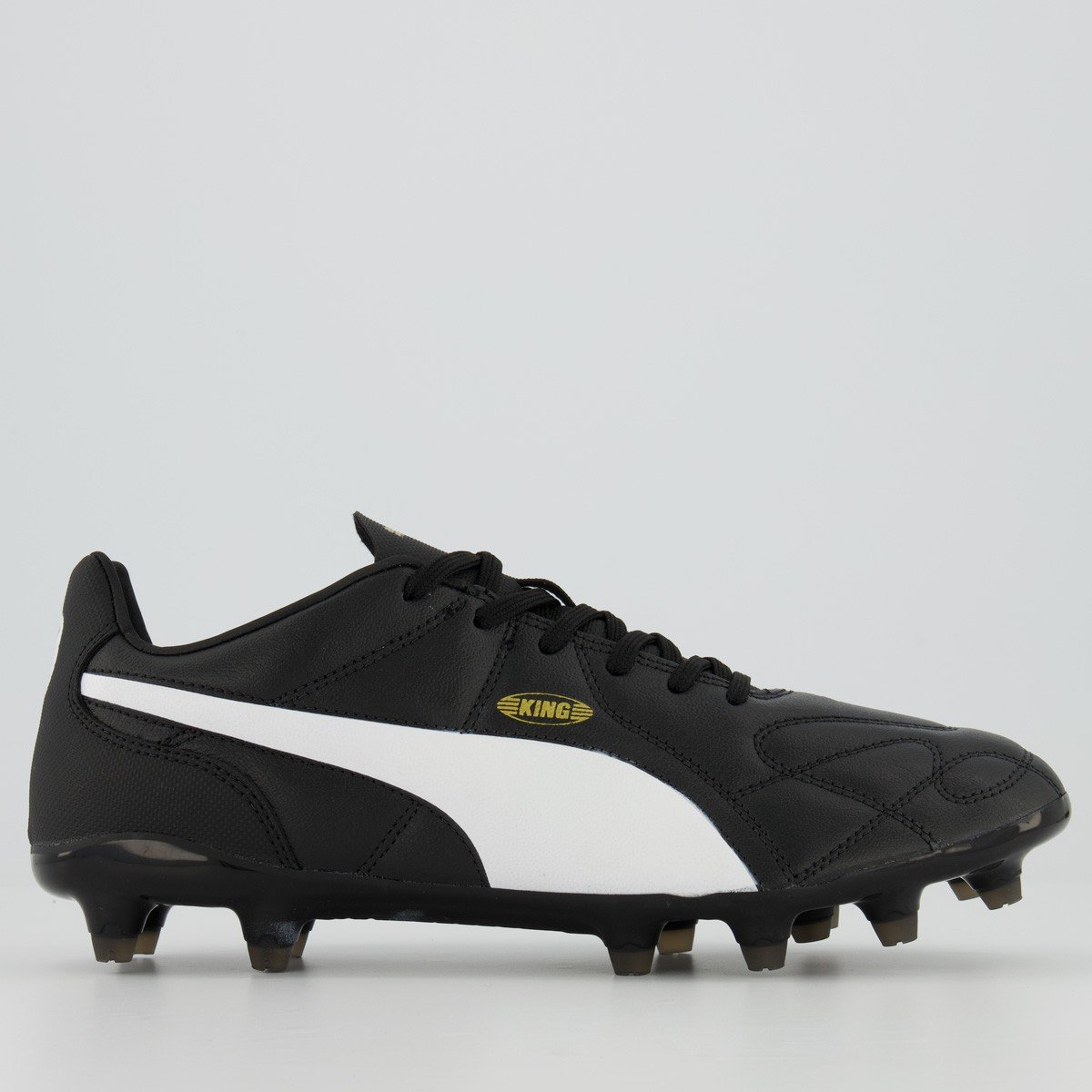 Chuteira Puma King FG BDP Campo Preta Preto 1