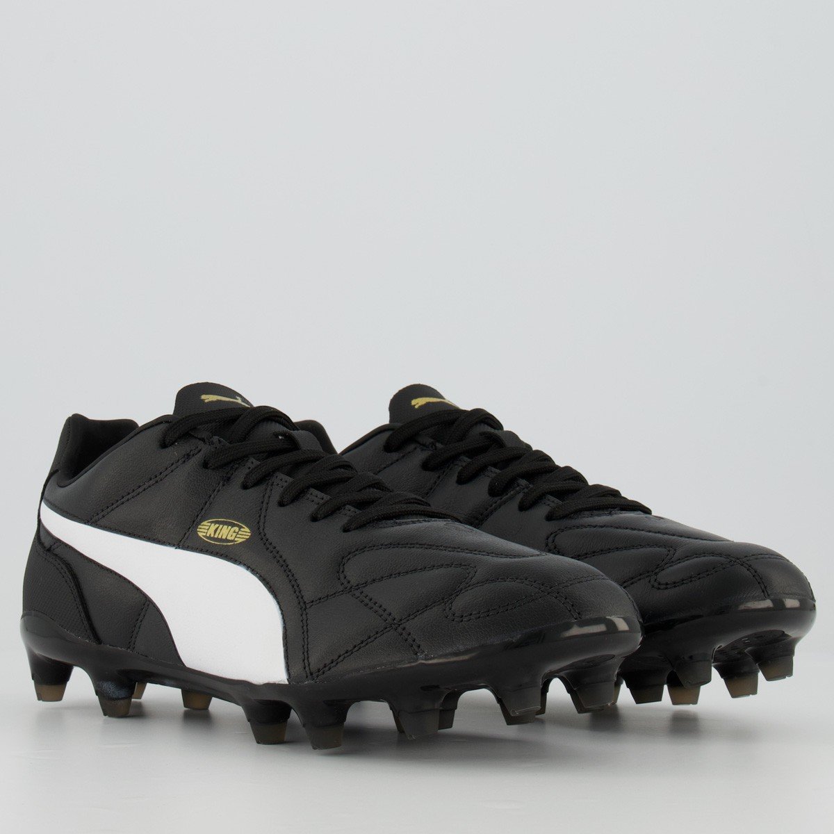 Chuteira Puma King FG BDP Campo Preta Preto 2