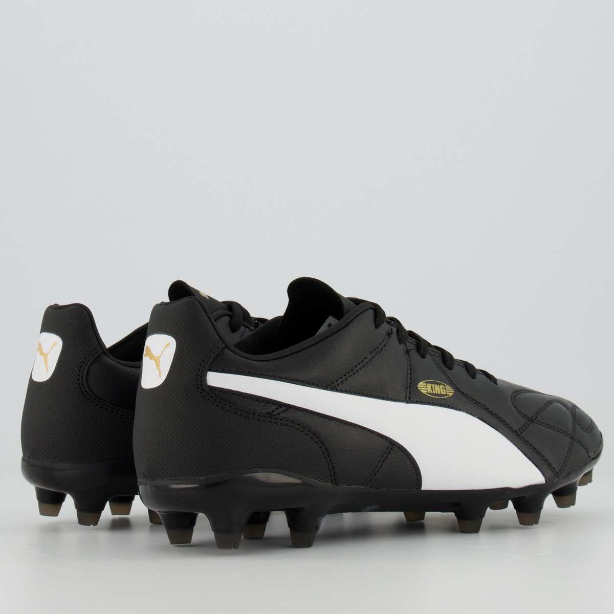 Chuteira Puma King FG BDP Campo Preta Preto 3