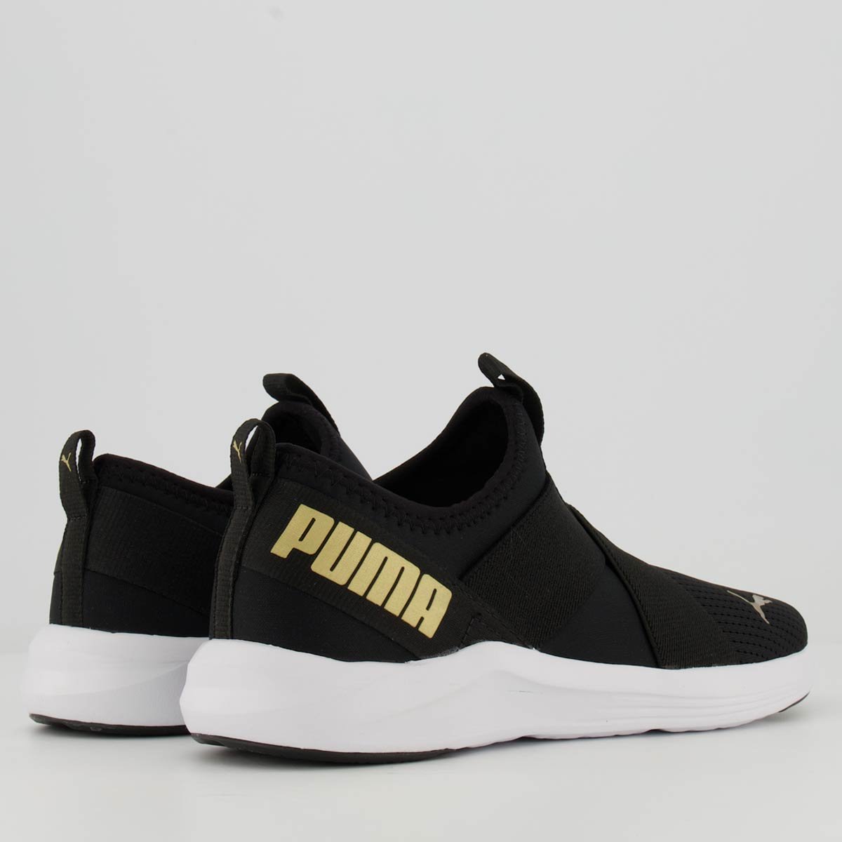 Tênis Puma Prowl Slip On BDP Feminino Preto e Dourado Preto 3