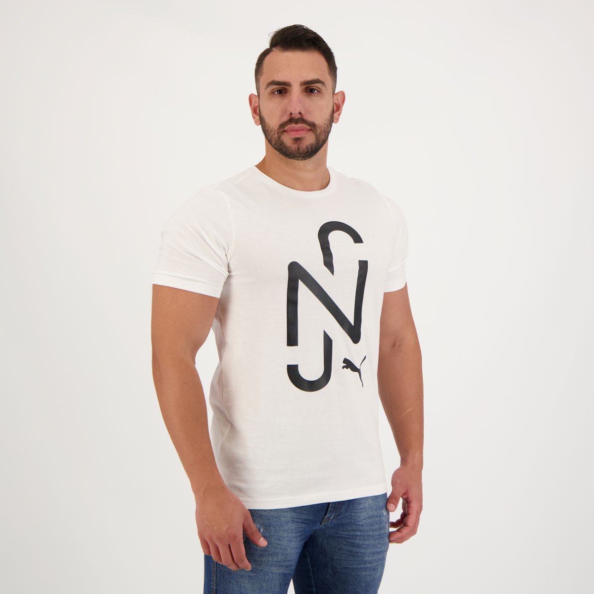 Camiseta Puma NJR Goal Casuals Branca Branco 5