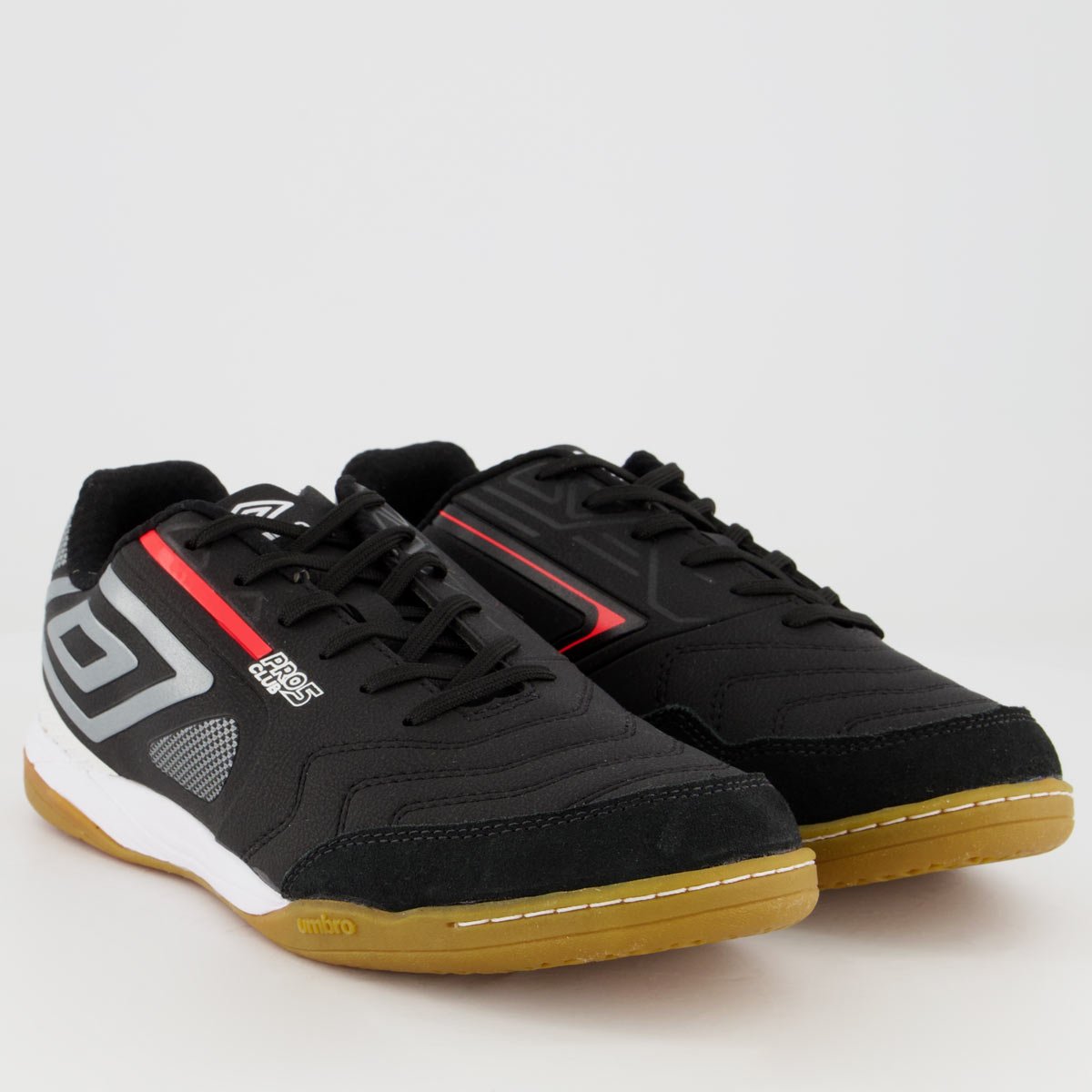 Chuteira Umbro Pro 5 Bump Club Futsal Preta Preto 2
