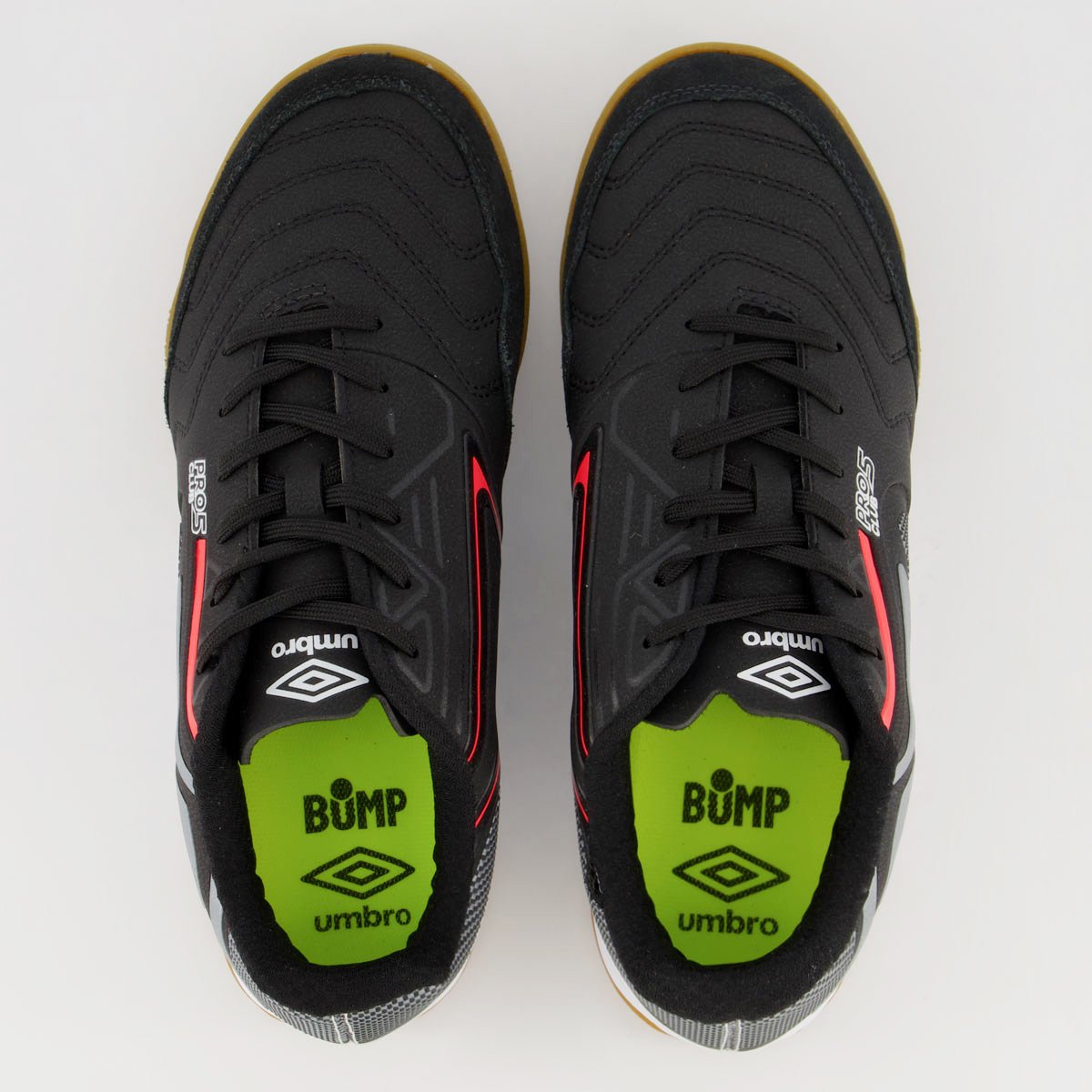 Chuteira Umbro Pro 5 Bump Club Futsal Preta Preto 4