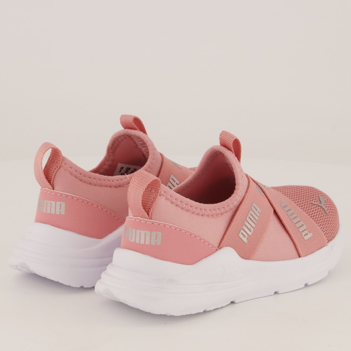 Tênis Puma Wired Slip-ON BDP Infantil Rosa Rosa 2