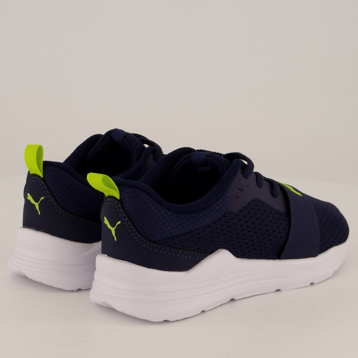 Tênis Puma Wired Run PS BDP Infantil Marinho Marinho 3