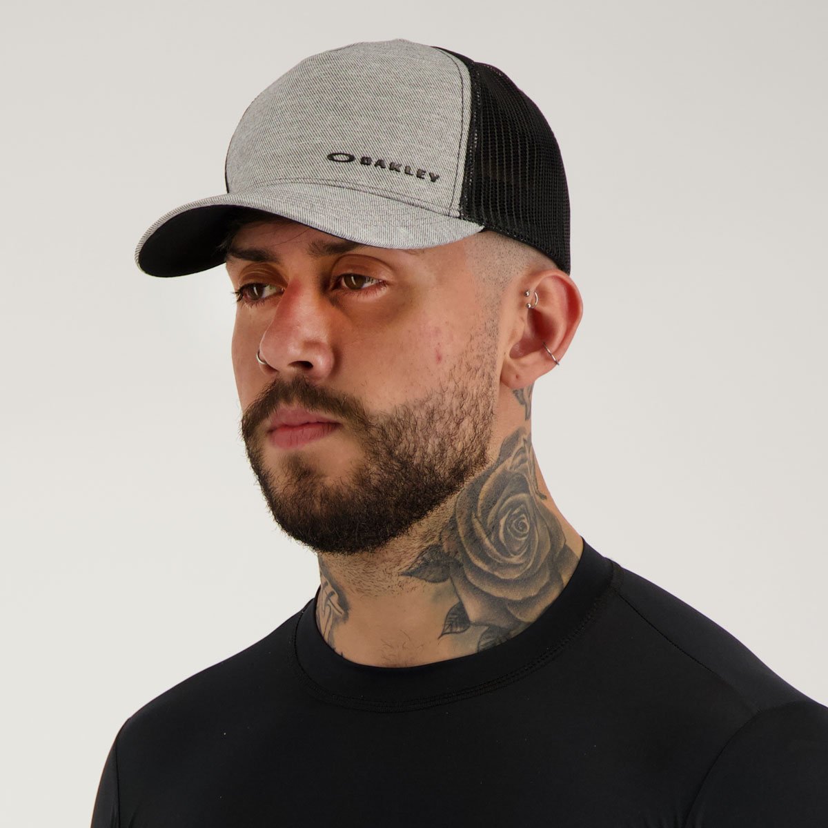Boné Oakley Trucker Cinza Cinza 5