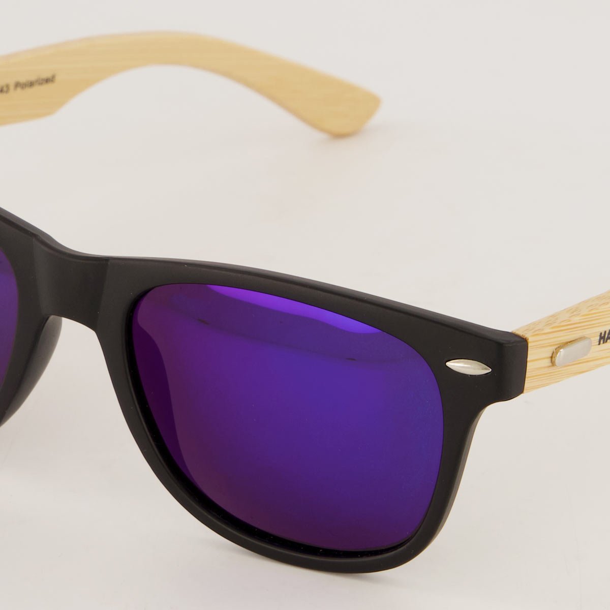 Óculos de Sol Hang Loose Bamboo Polarizado UV Preto Preto 3