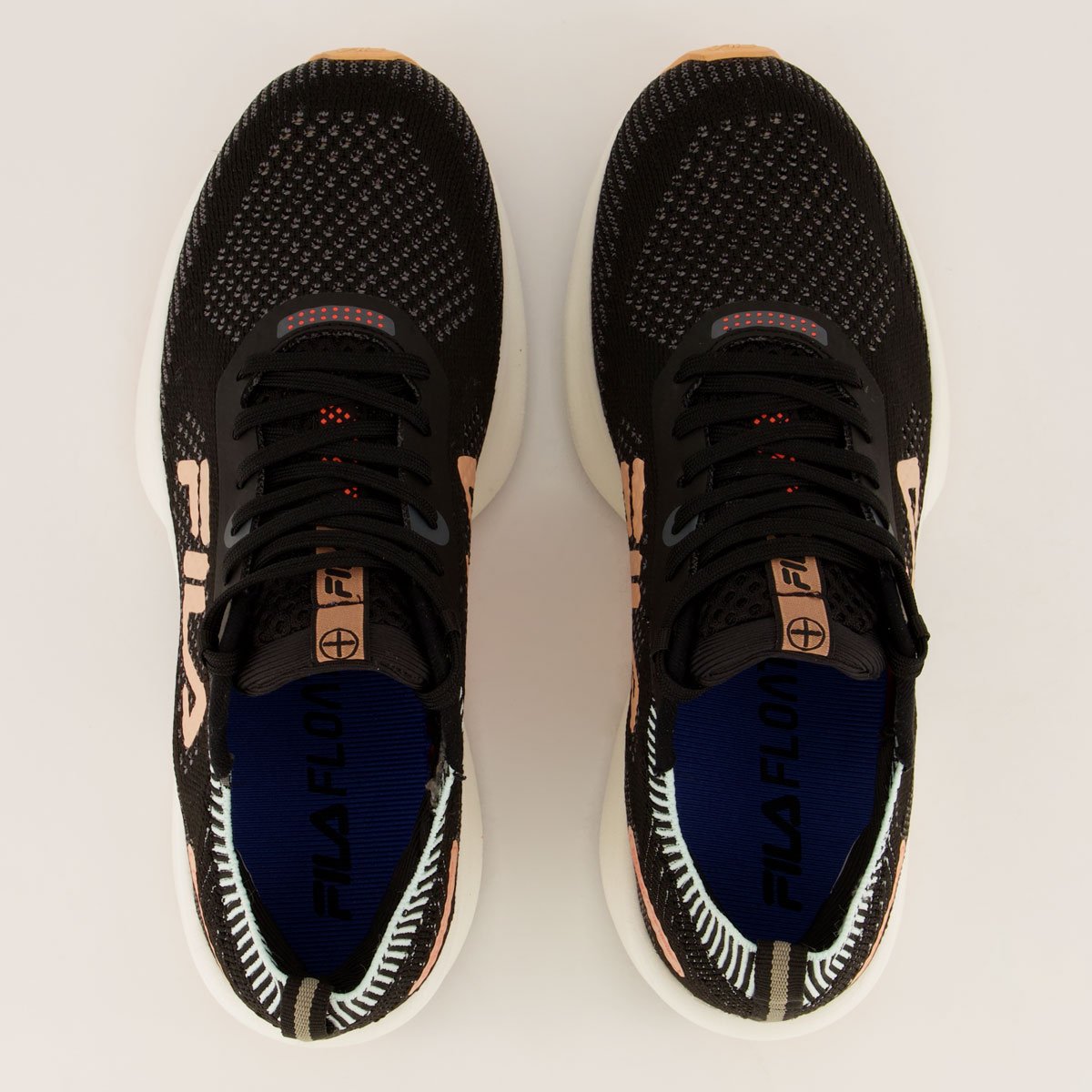 Tênis Fila Float Prime Feminino Preto e Salmão Preto/Salmão 4