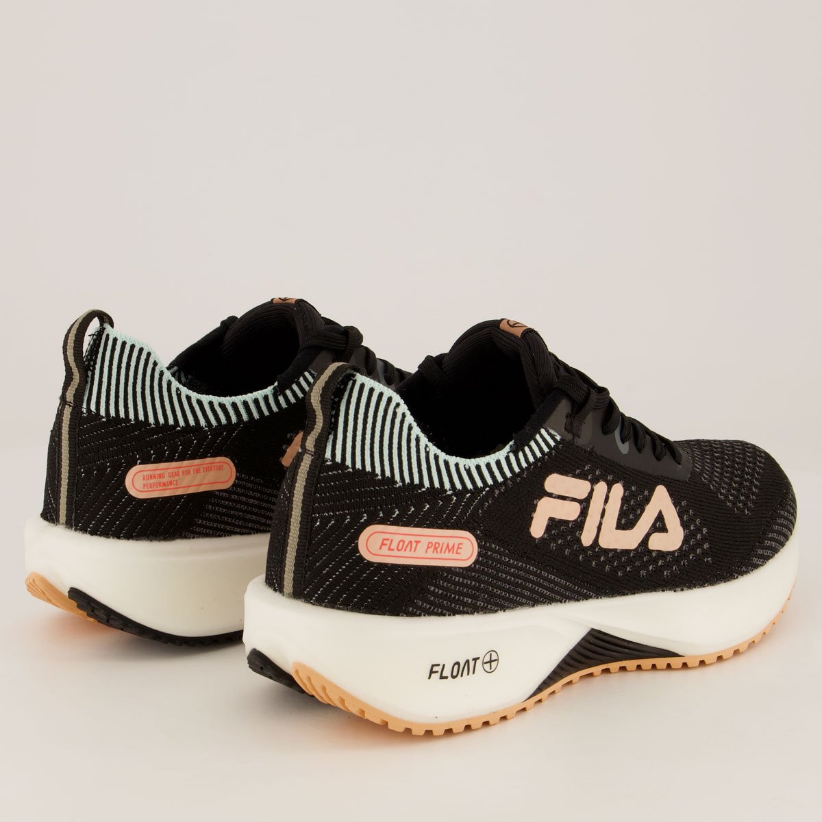 Tênis Fila Float Prime Feminino Preto e Salmão Preto/Salmão 3