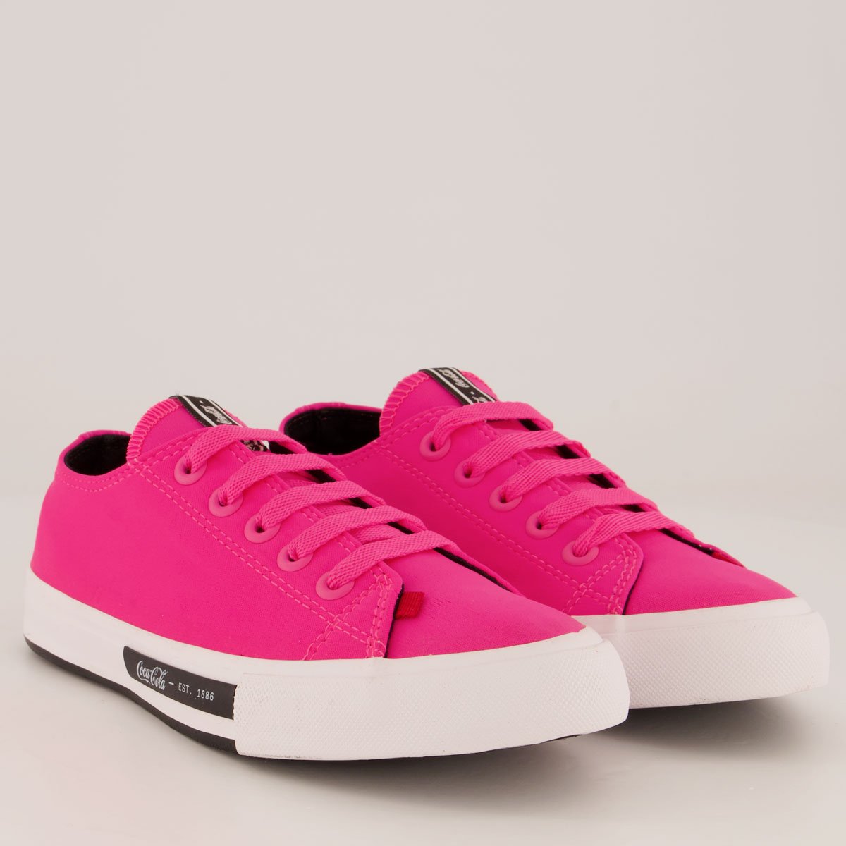 Tênis Coca Cola Daytona Neon Feminino Pink Rosa 2