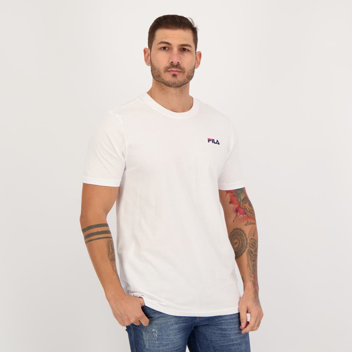 Camiseta Fila Classic Branca Branco 2