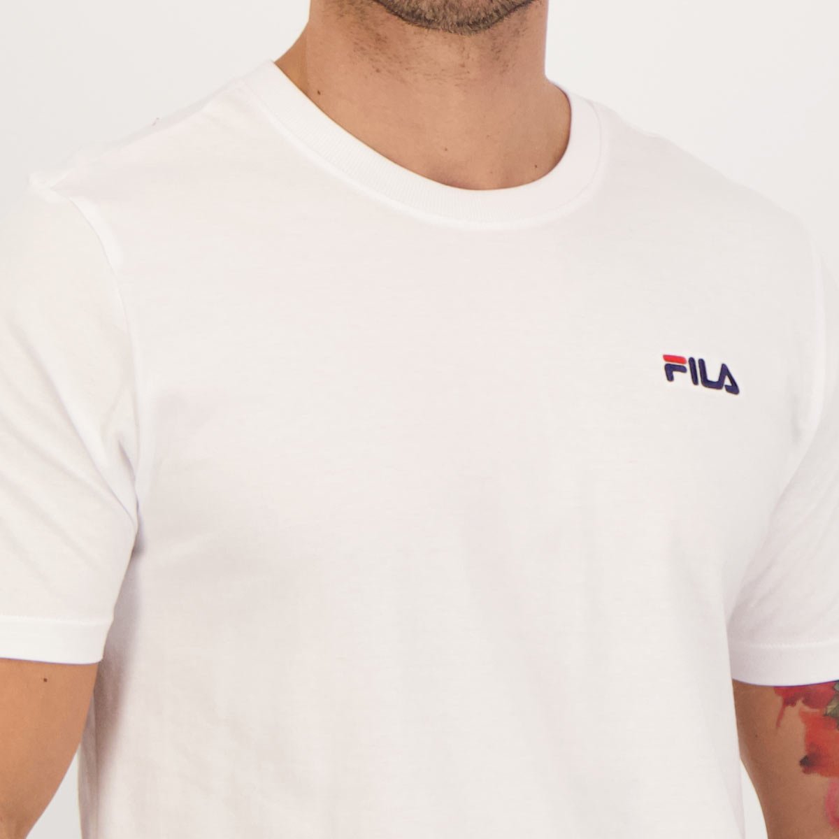 Camiseta Fila Classic Branca Branco 4