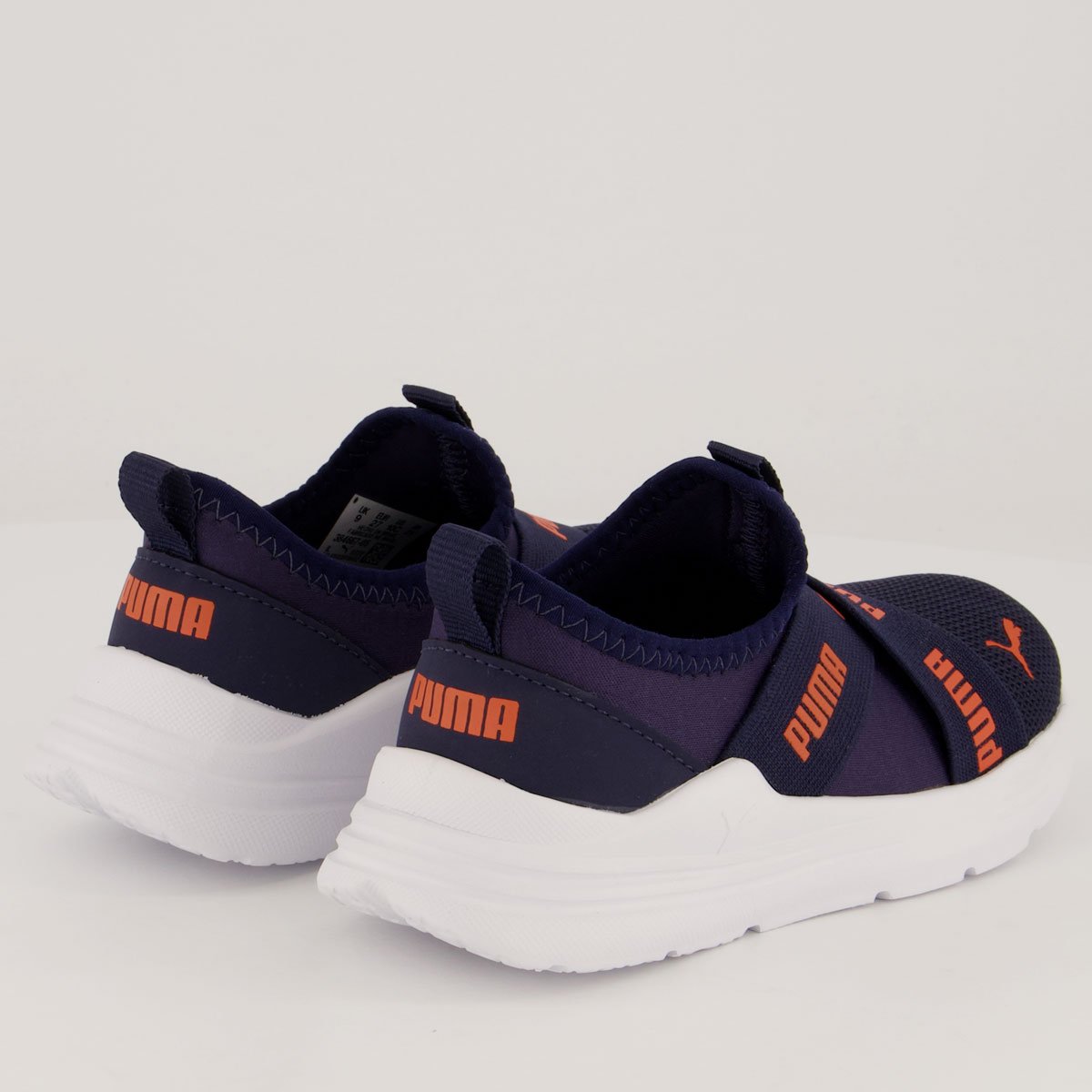 Tênis Puma Wired Slip-ON BDP Infantil Marinho 3
