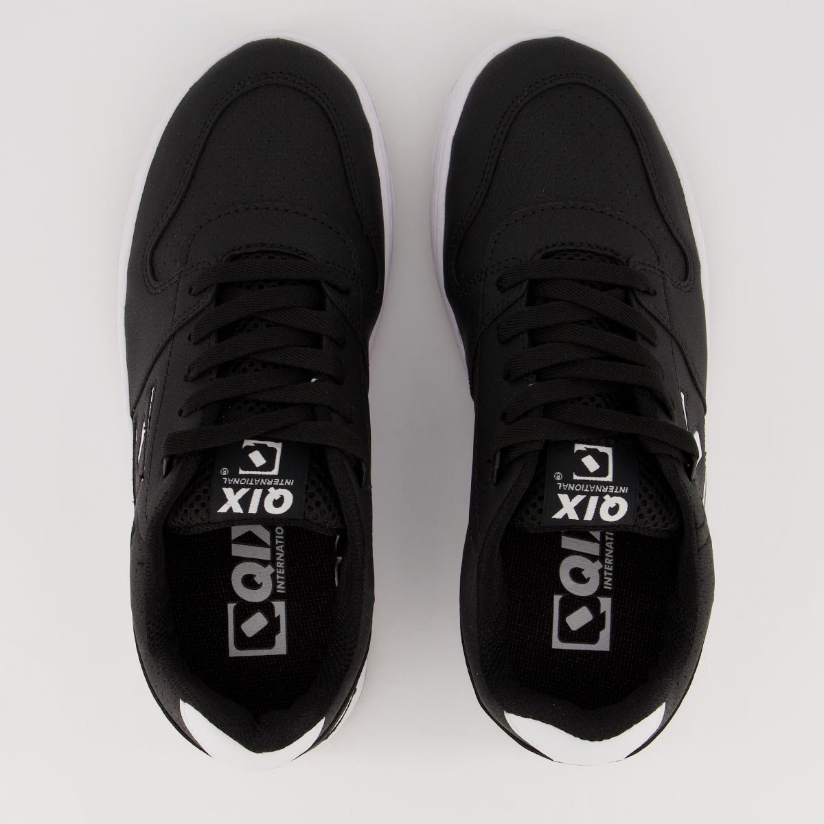 Tênis Qix Full Preto e Branco Preto 4
