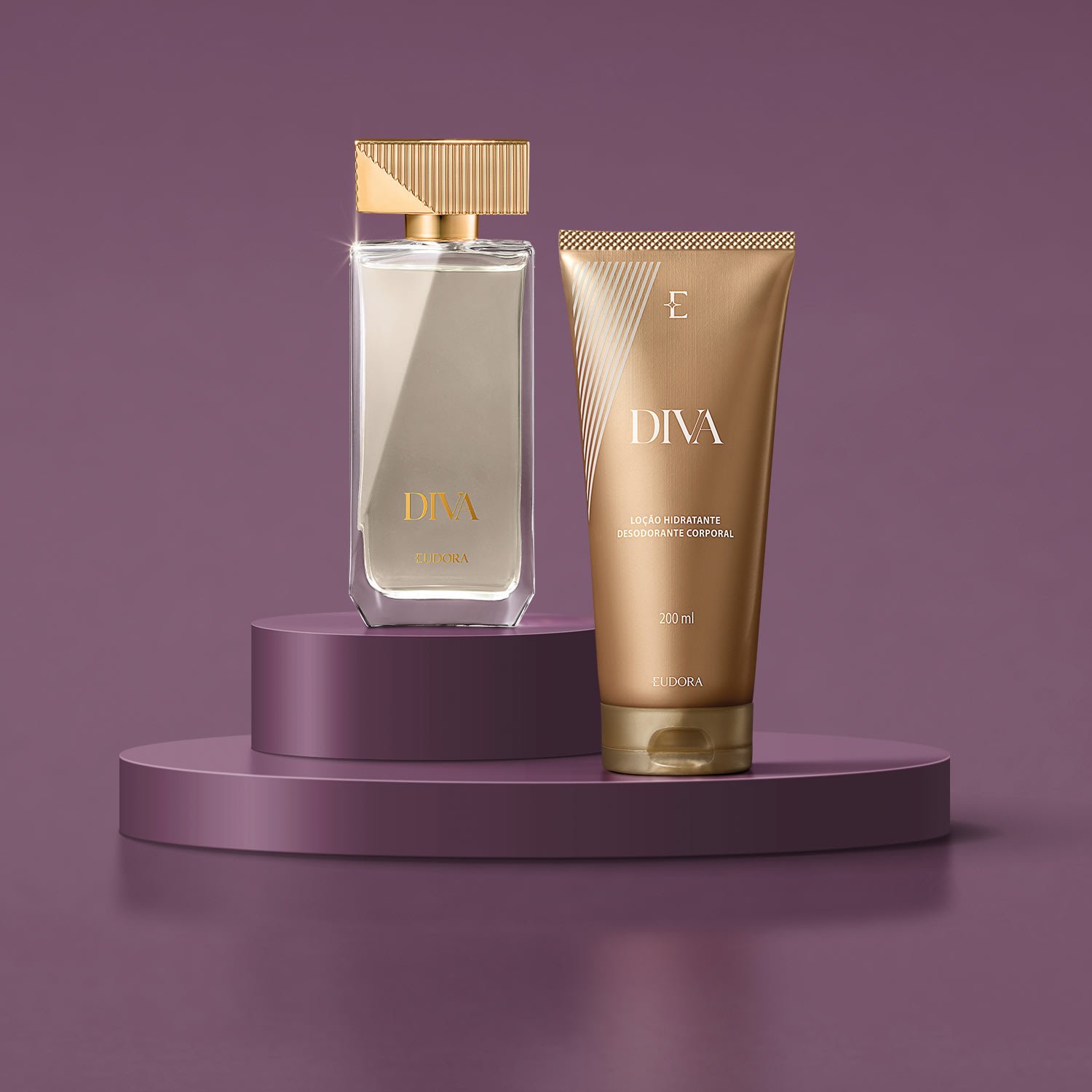 Eudora Diva Original Kit Presente 2 itens ÚNICO