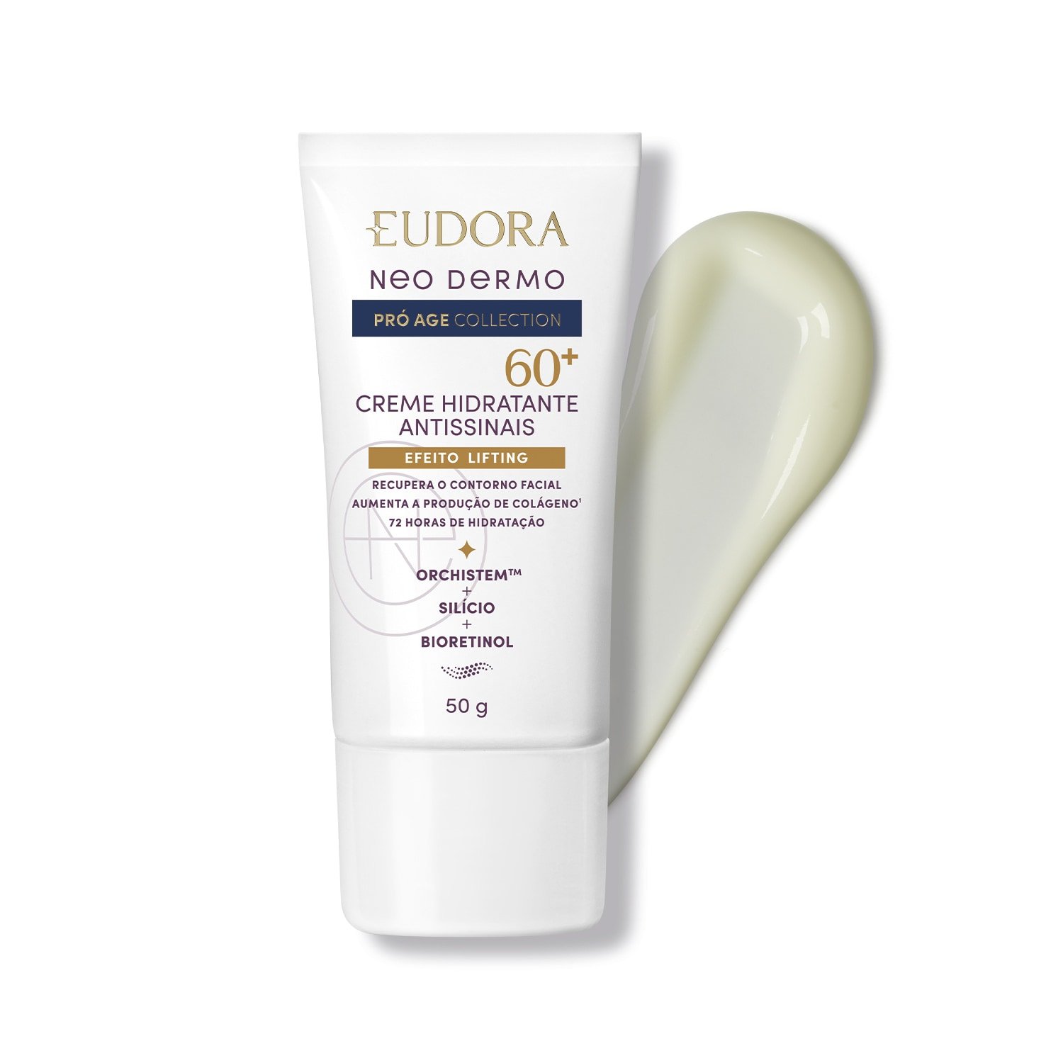 Eudora Neo Dermo Gel Hidratante Facial Antissinais 60+ 50g 50g 2