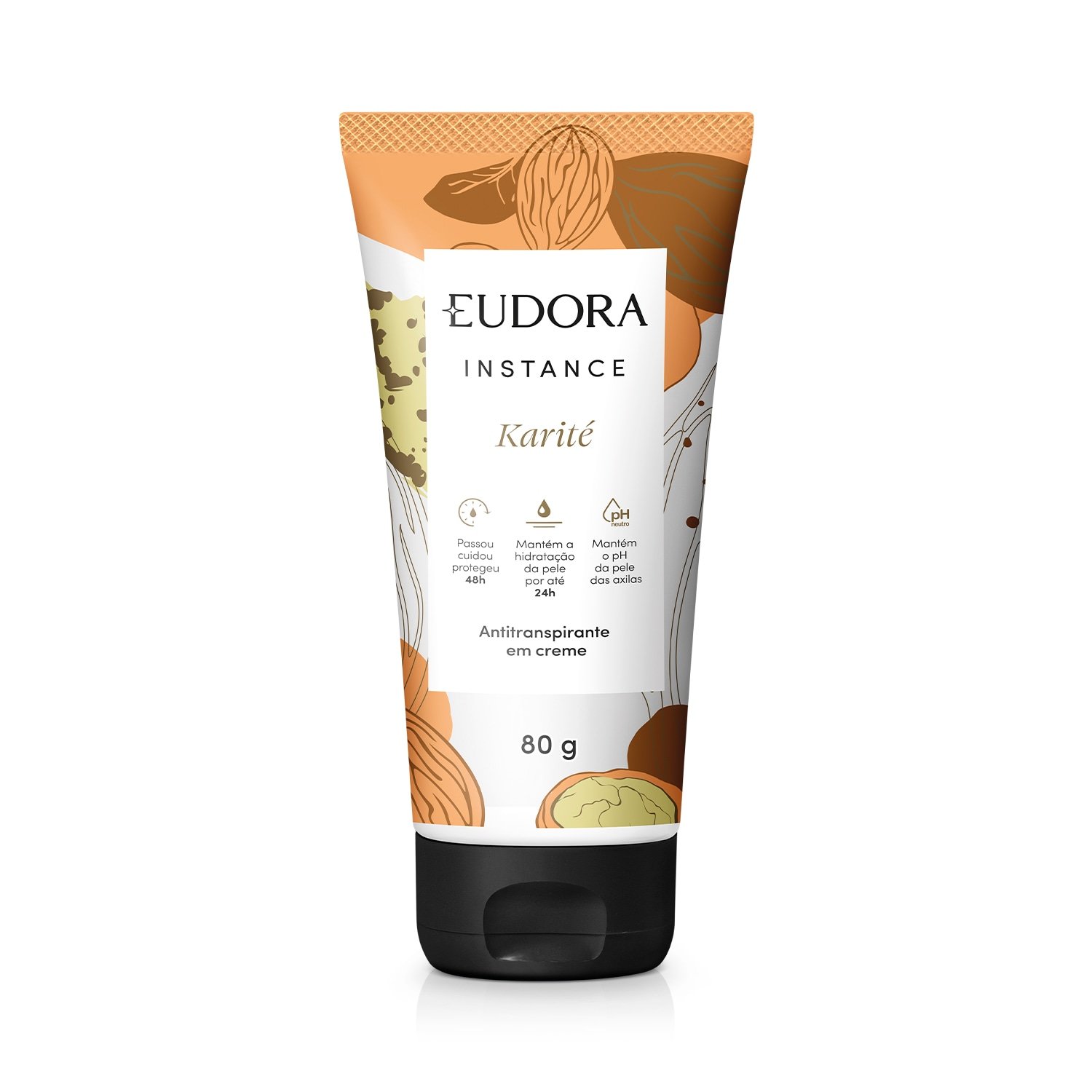Eudora Instance Desodorante em Creme Karité 80g 80g 1