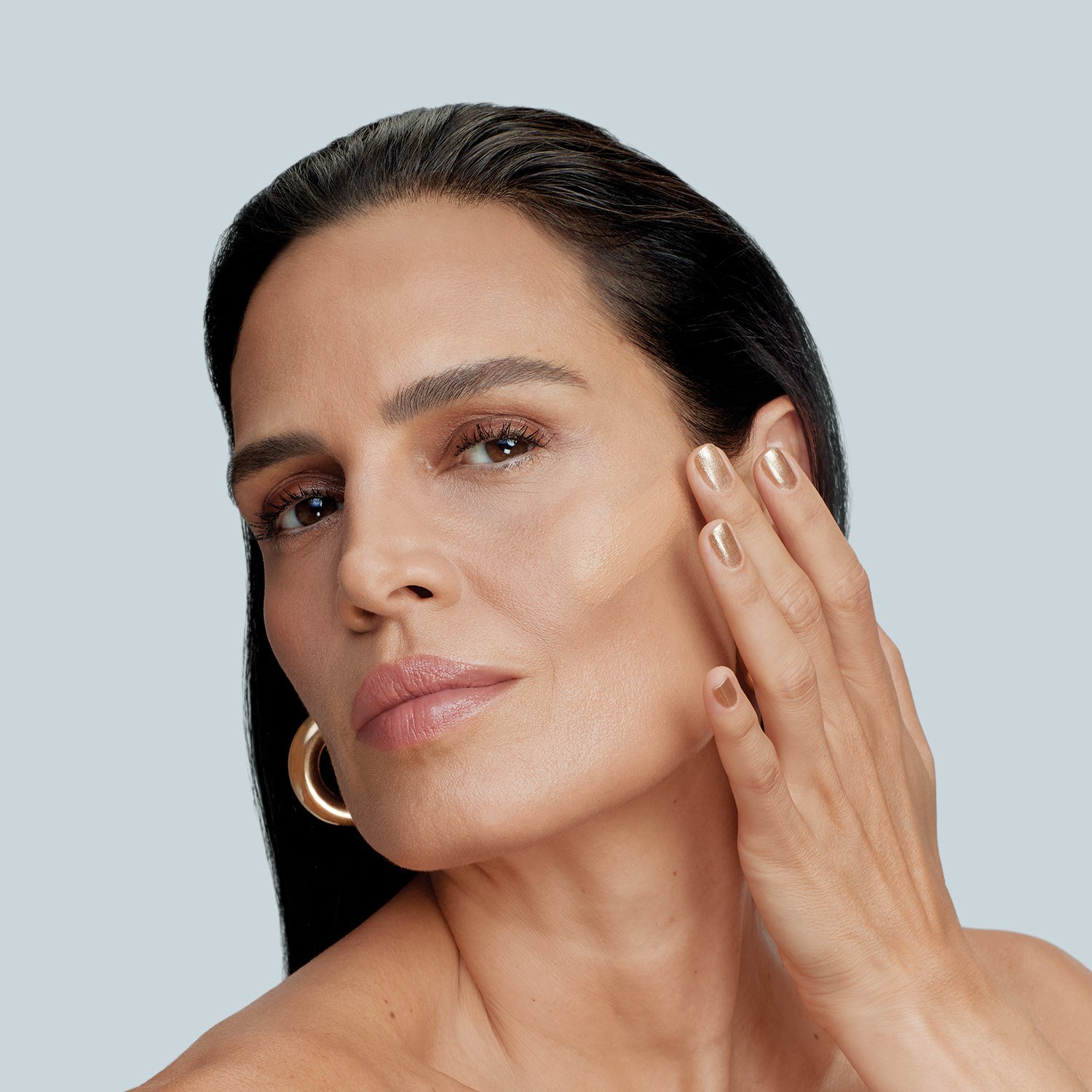 Eudora Glam Skin Sculpt Base Líquida Semi Matte Cor 10 30ml 30ml 4