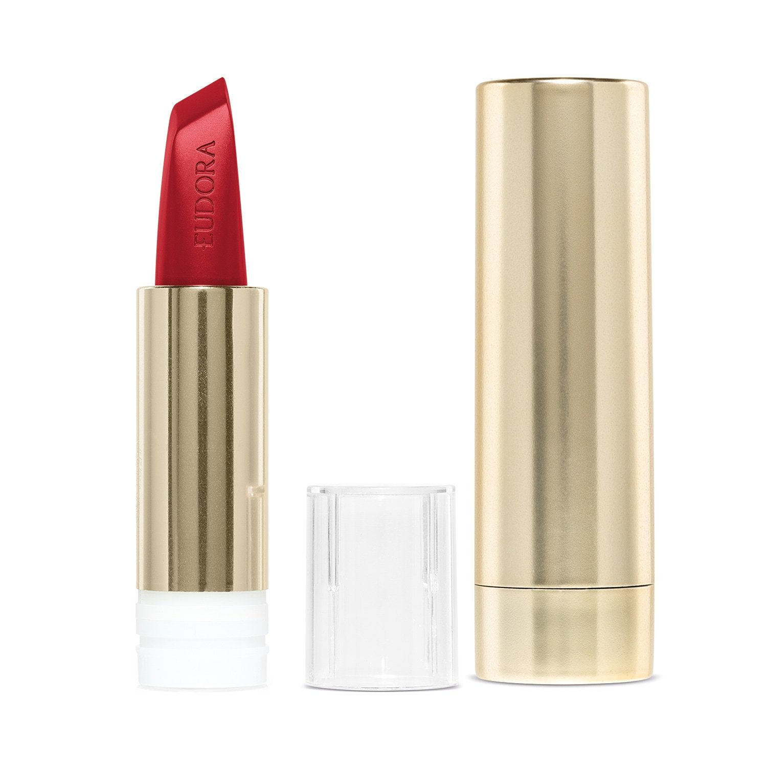 Combo Sofisticada e Envolvente: Batom Vermelho 3,4g + Case Dourado ÚNICO 1