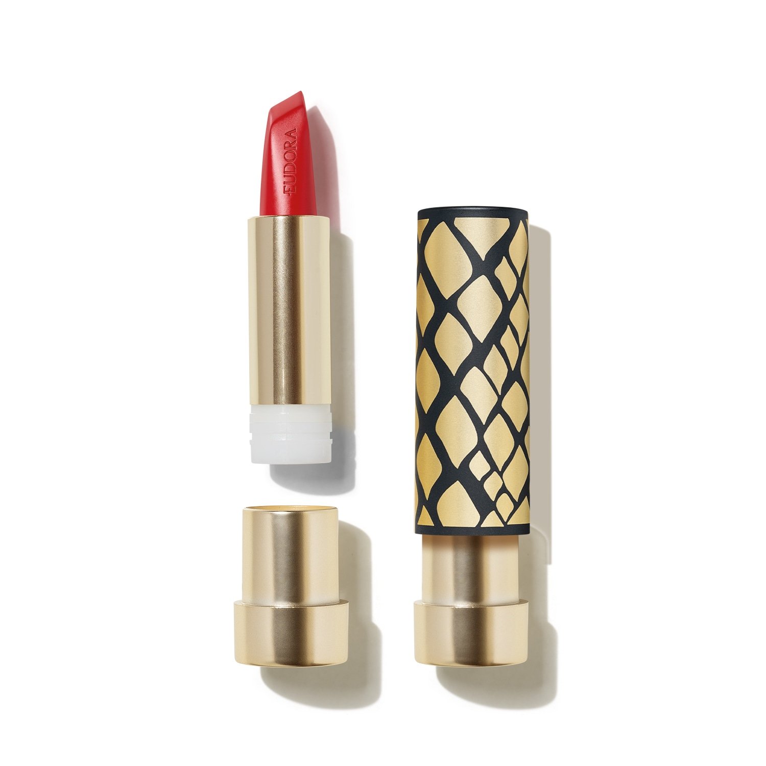 Kit Chique e Destemida: Batom Alaranjado 3,4g + Case Preto ÚNICO 3