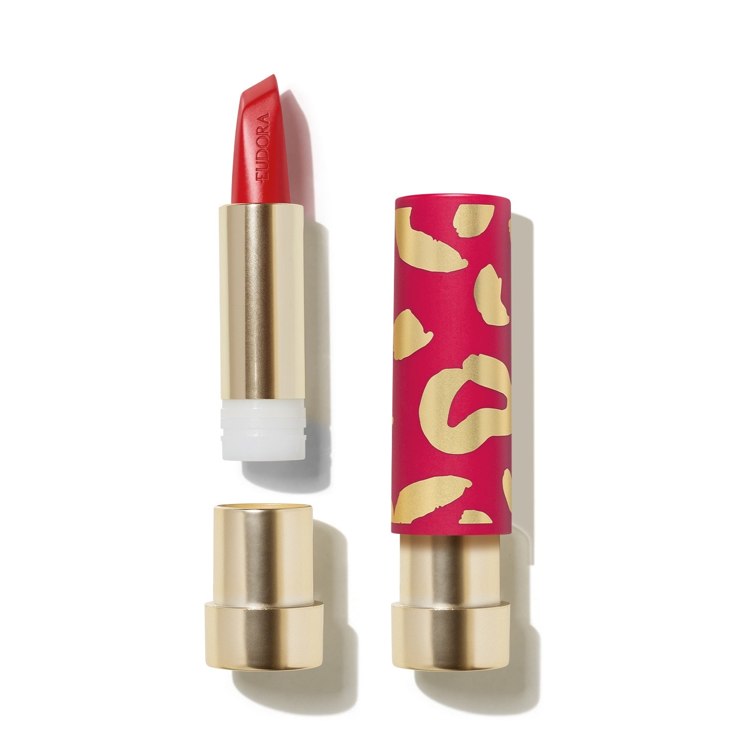 Kit Glamourosa e  Confiante: Batom Marrom 3,4g + Case Rosa ÚNICO 3