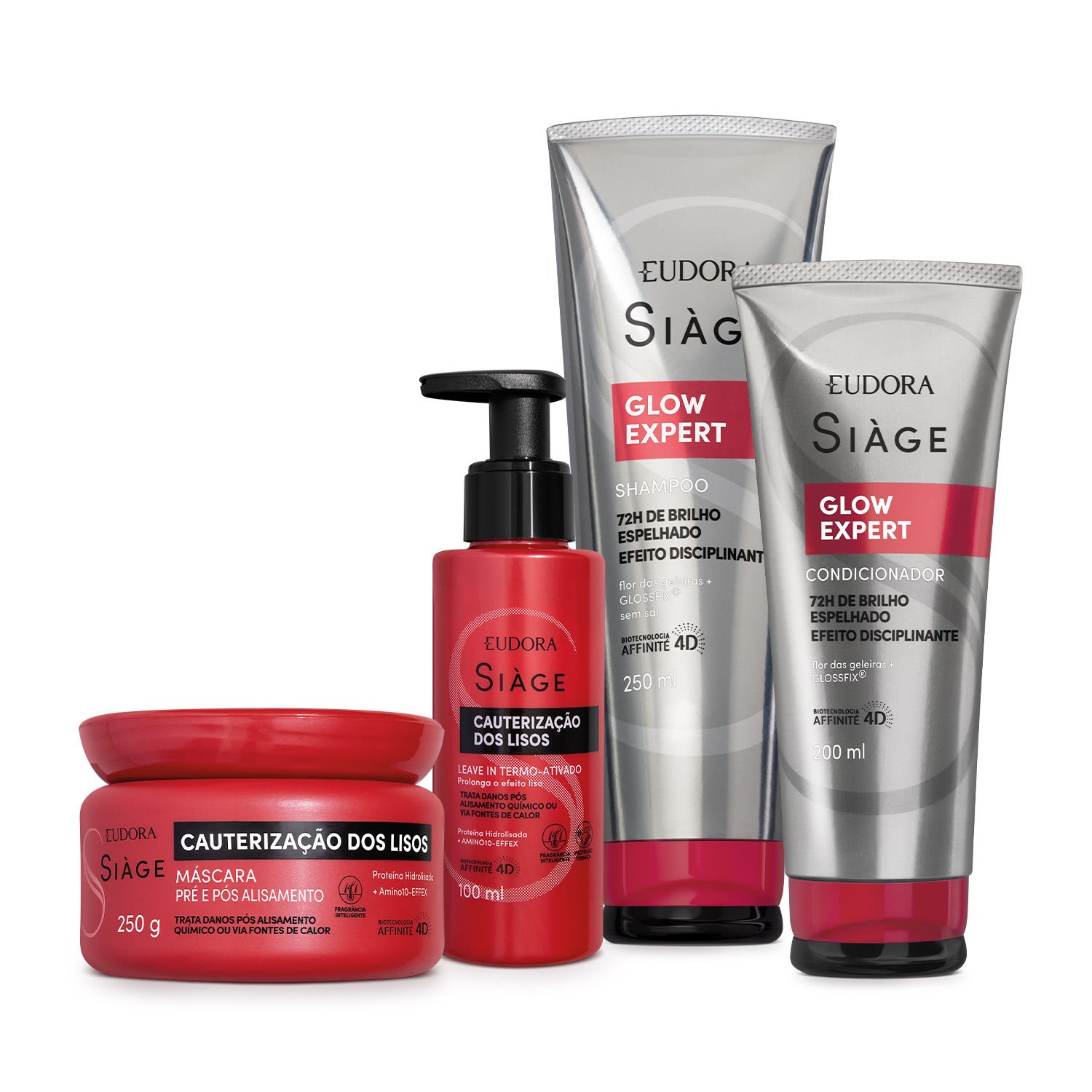 Combo Siàge Glow Expert + Cauterização dos Lisos (4 itens) ÚNICO 1